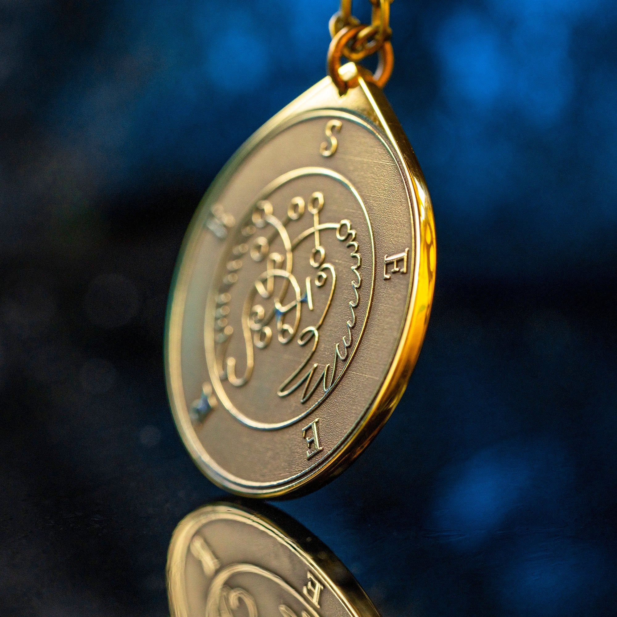 Prince Seere Brass Pendant: Lesser Key of Solomon Amulet