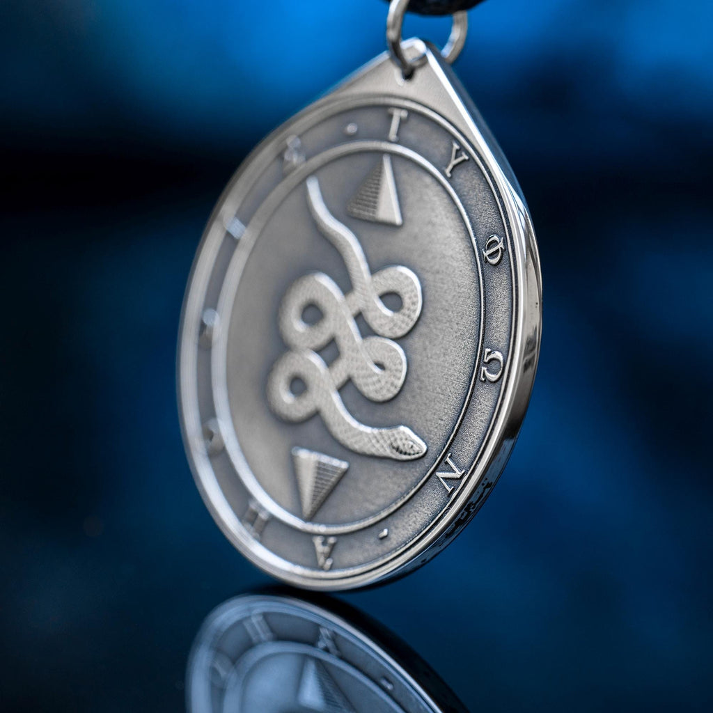 Apep-Typhon Serpent Pendant: Primordial Chaos Amulet