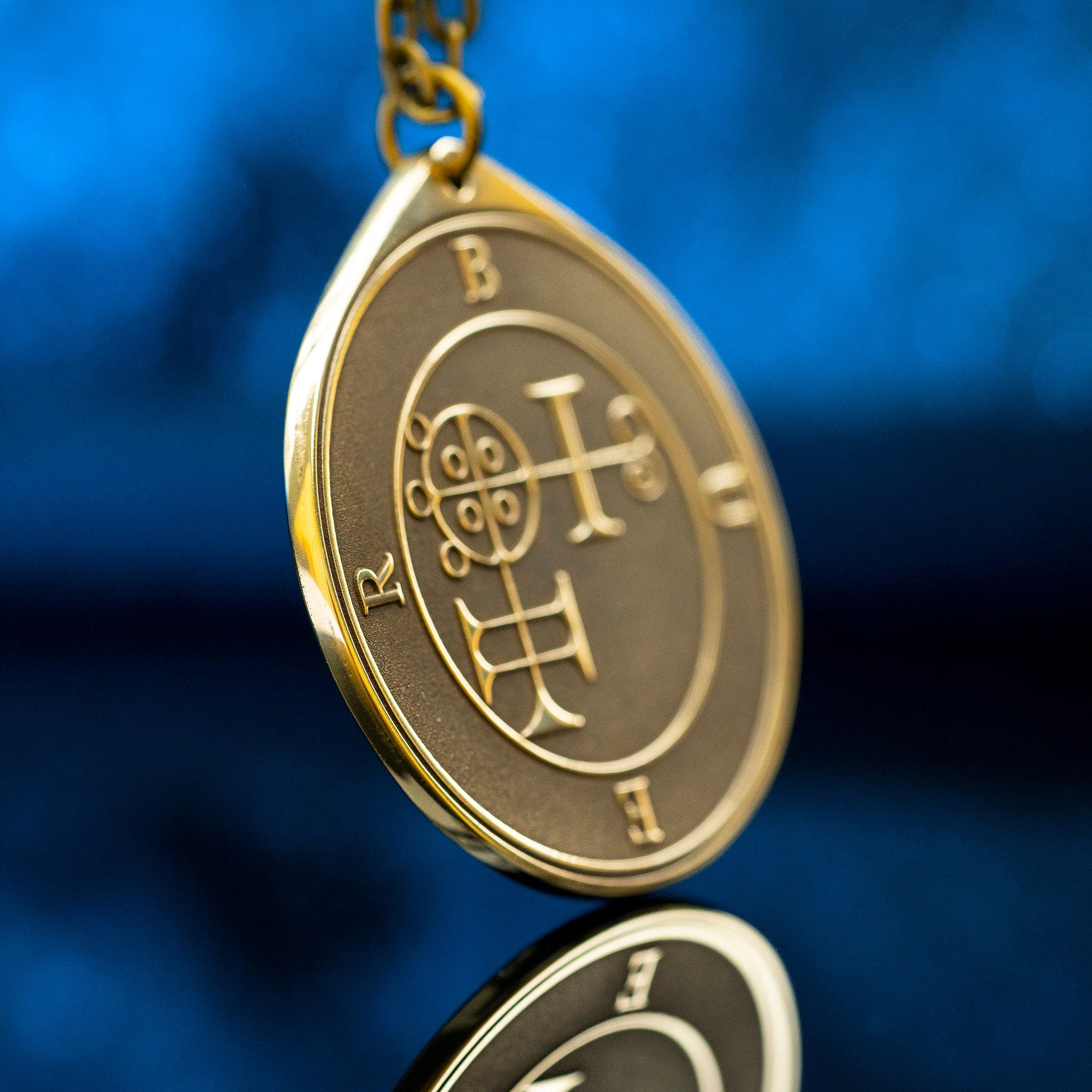 King Buer Seal Pendant: Lesser Key of Solomon Amulet