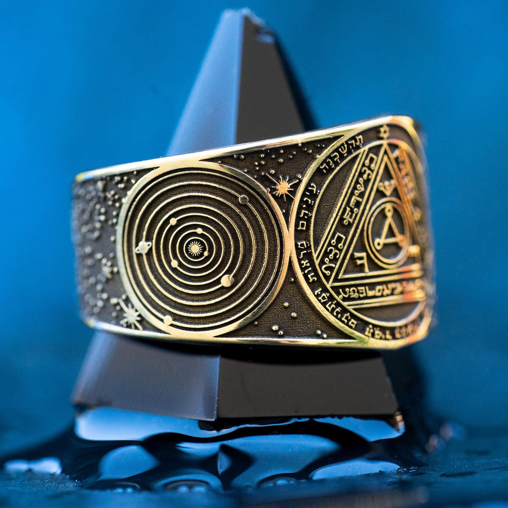 Goetia Sixth Pentacle of the Sun Ring: Kabbalah Magic Amulet Talisman