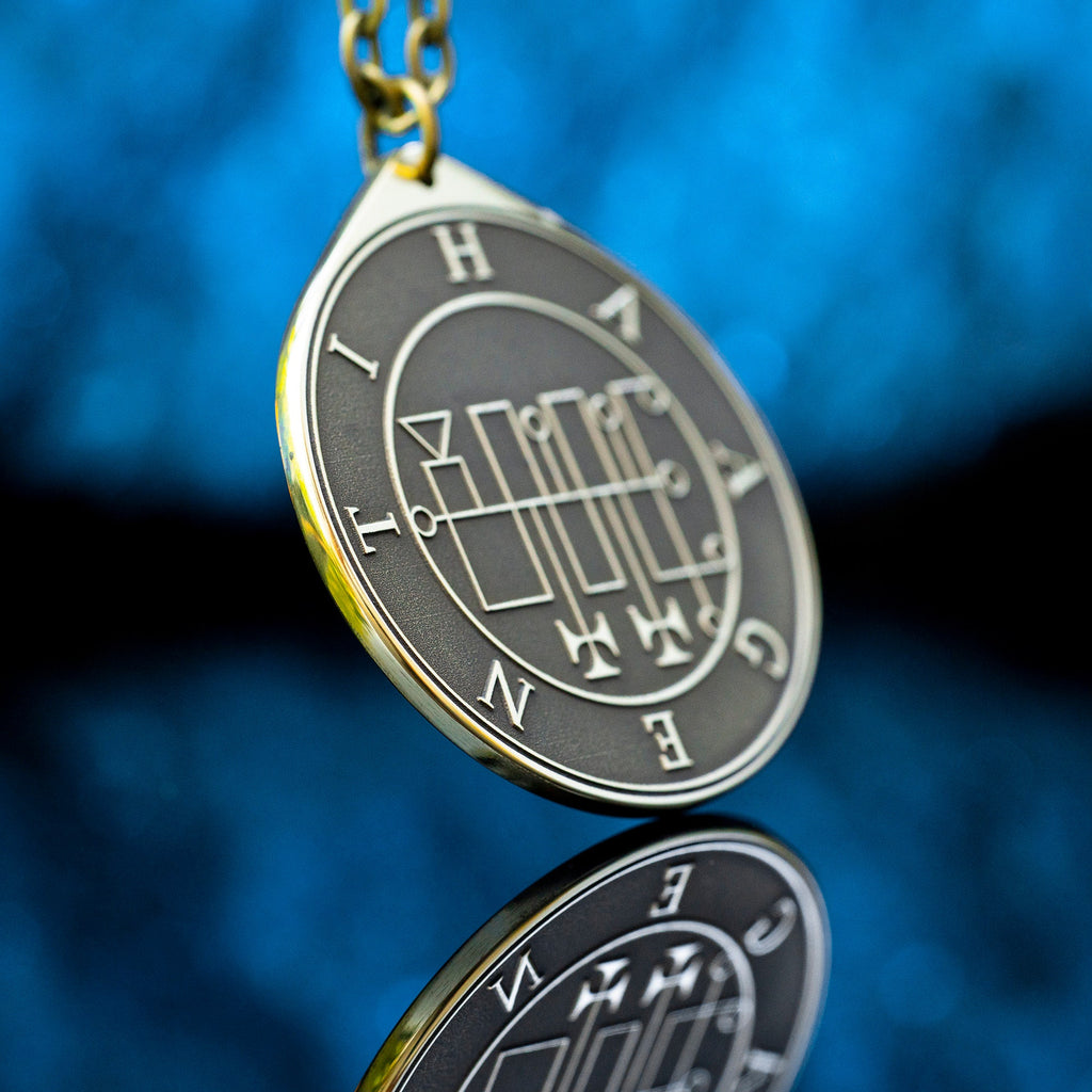 President Haagenti Brass Pendant: Lesser Key of Solomon Amulet