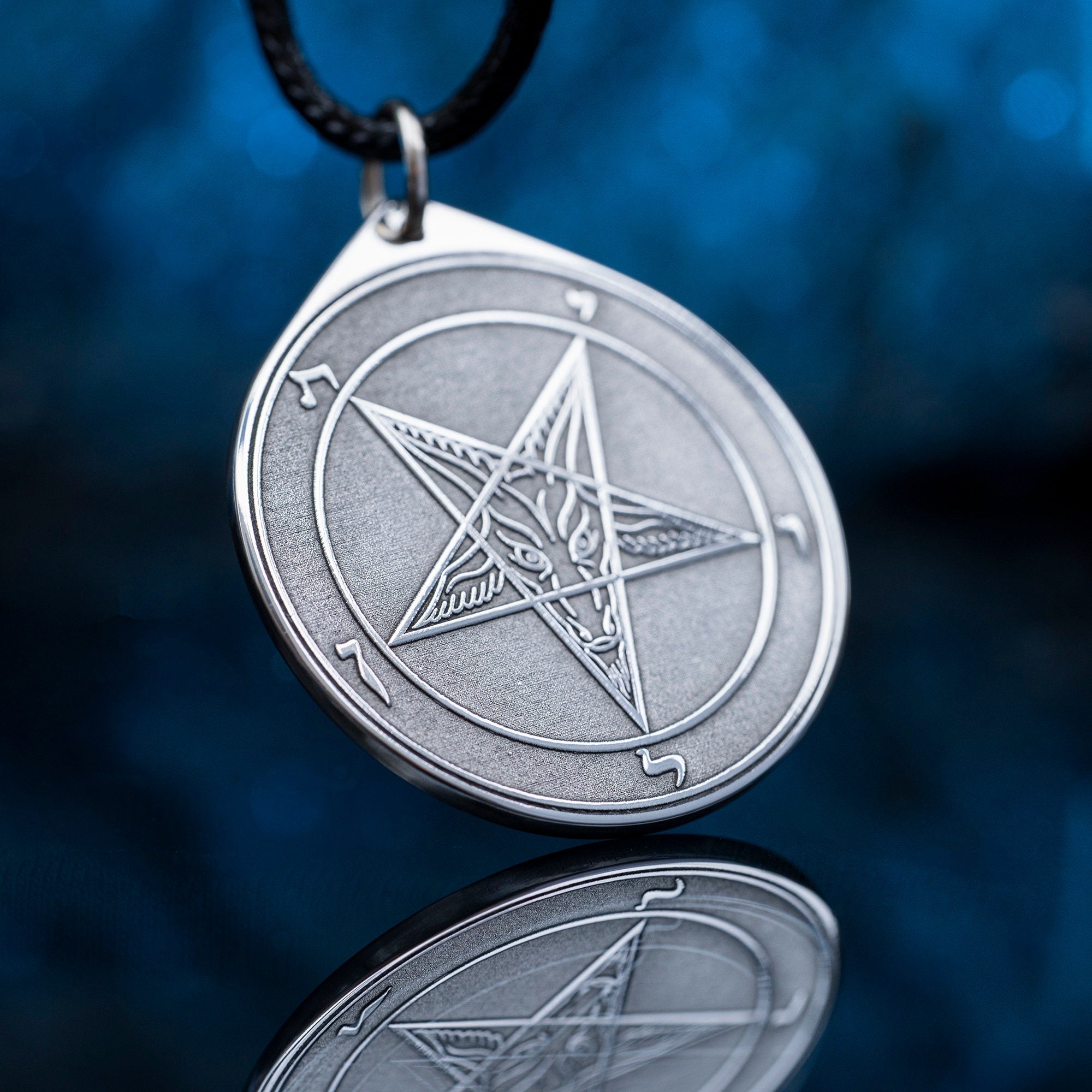 Baphomet Seal Pendant: Lord of Duality and Enlightenment, Solomon Goetia Talisman