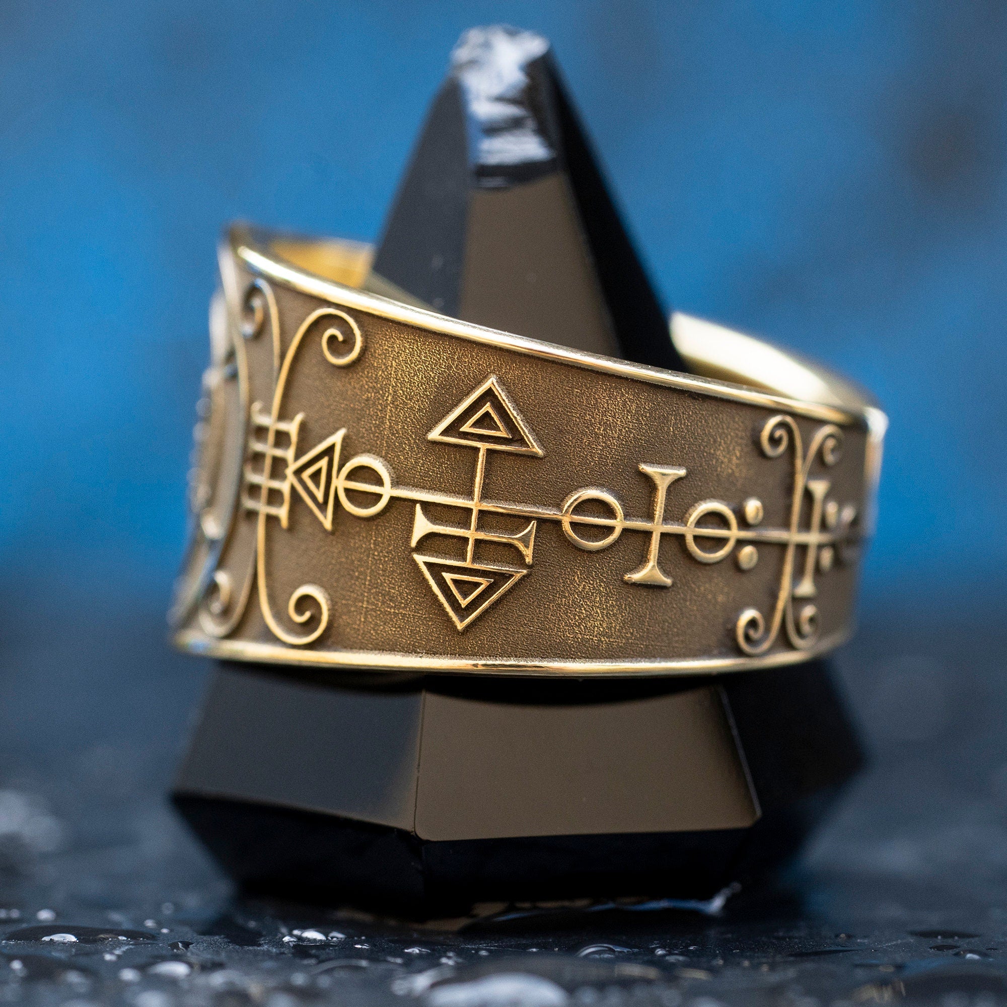 Earl Furfur Brass Ring: Lesser Key of Solomon Seal, Demon talisman