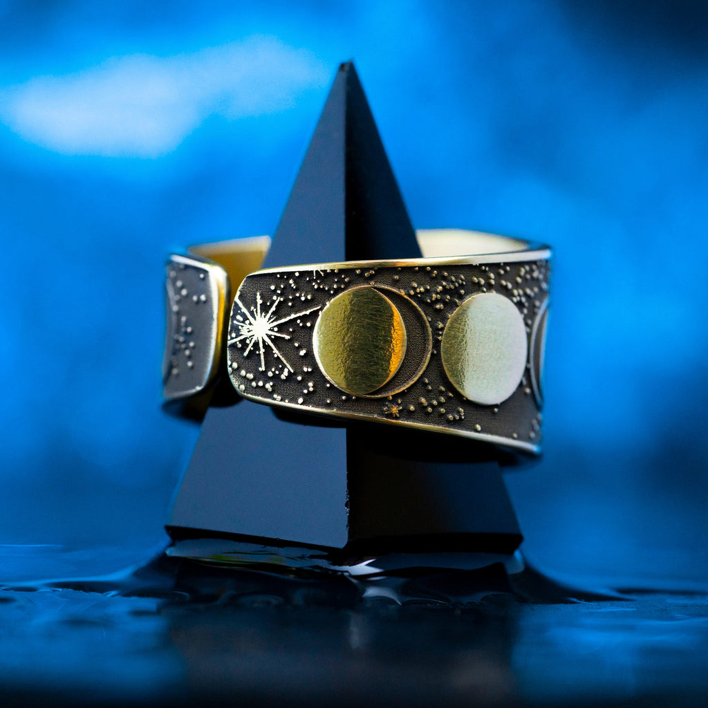 Lilith Seal Ring: Mother of Night, Moon Goddess, Goetia Solomon Occult Talisman