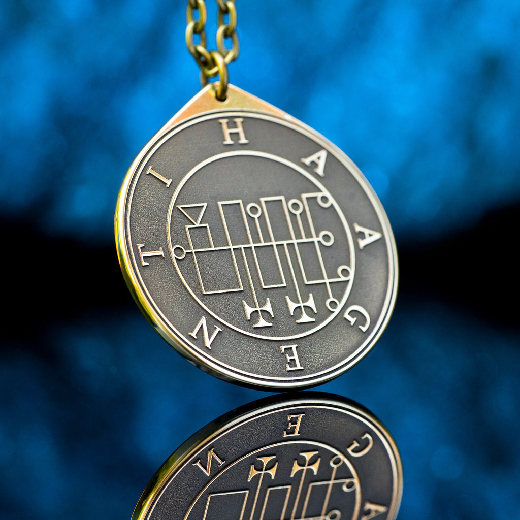 President Haagenti Brass Pendant: Lesser Key of Solomon Amulet