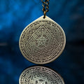 Enochian Great Tablet Seal of Truth Sigillum Dei Ameth Pendant