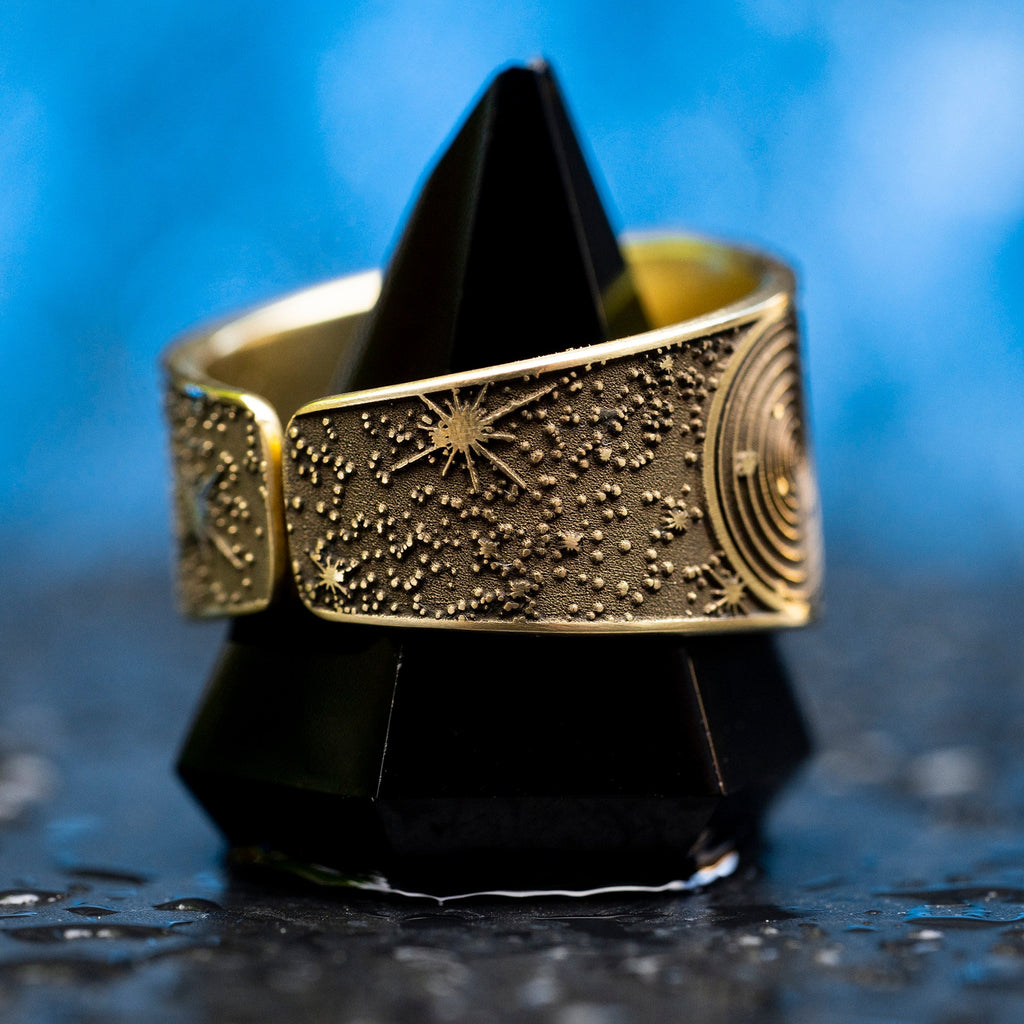 Goetia Fifth Pentacle of Moon Ring: Kabbalah Solomon Seal Amulet