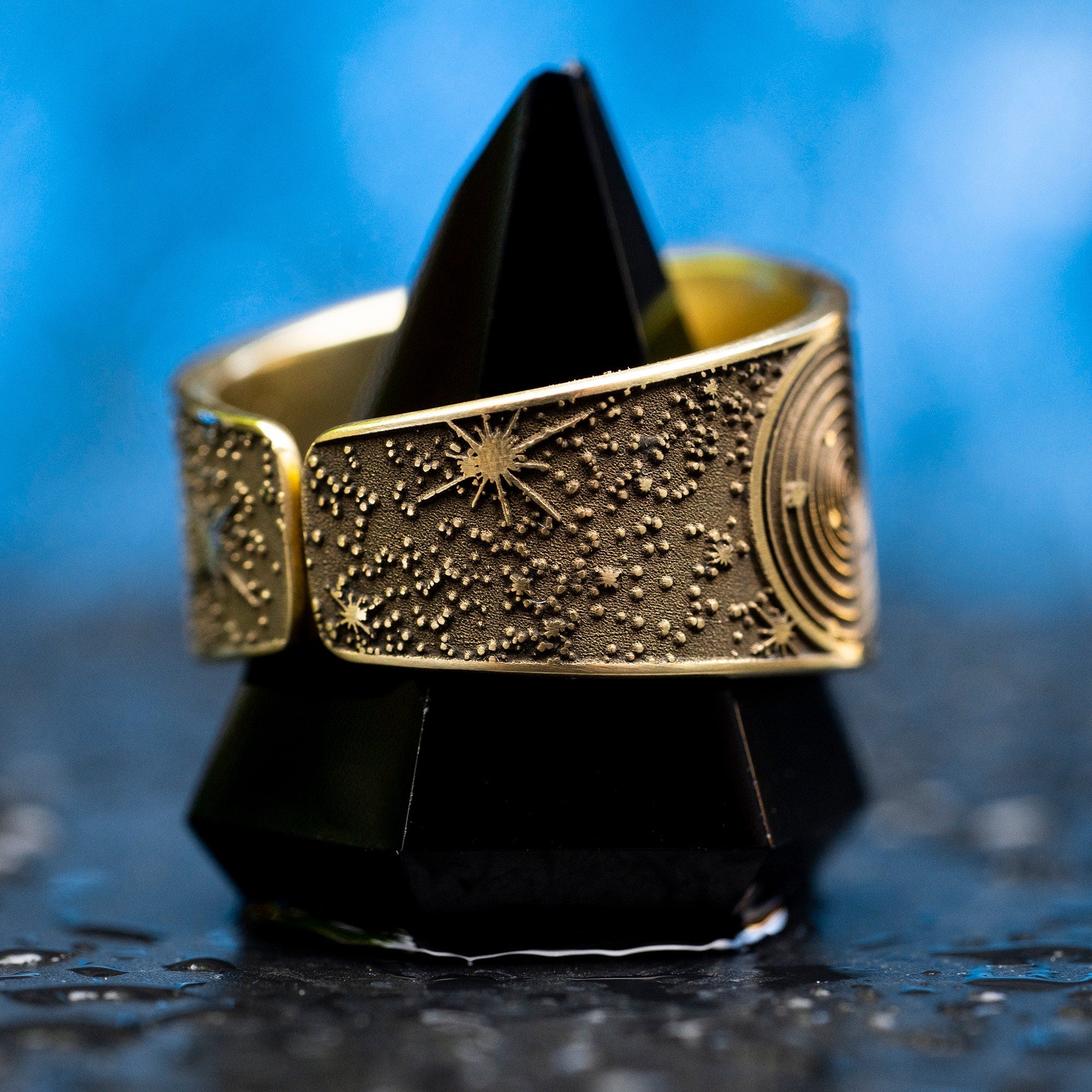 Goetia Fifth Pentacle of Moon Ring: Kabbalah Solomon Seal Amulet