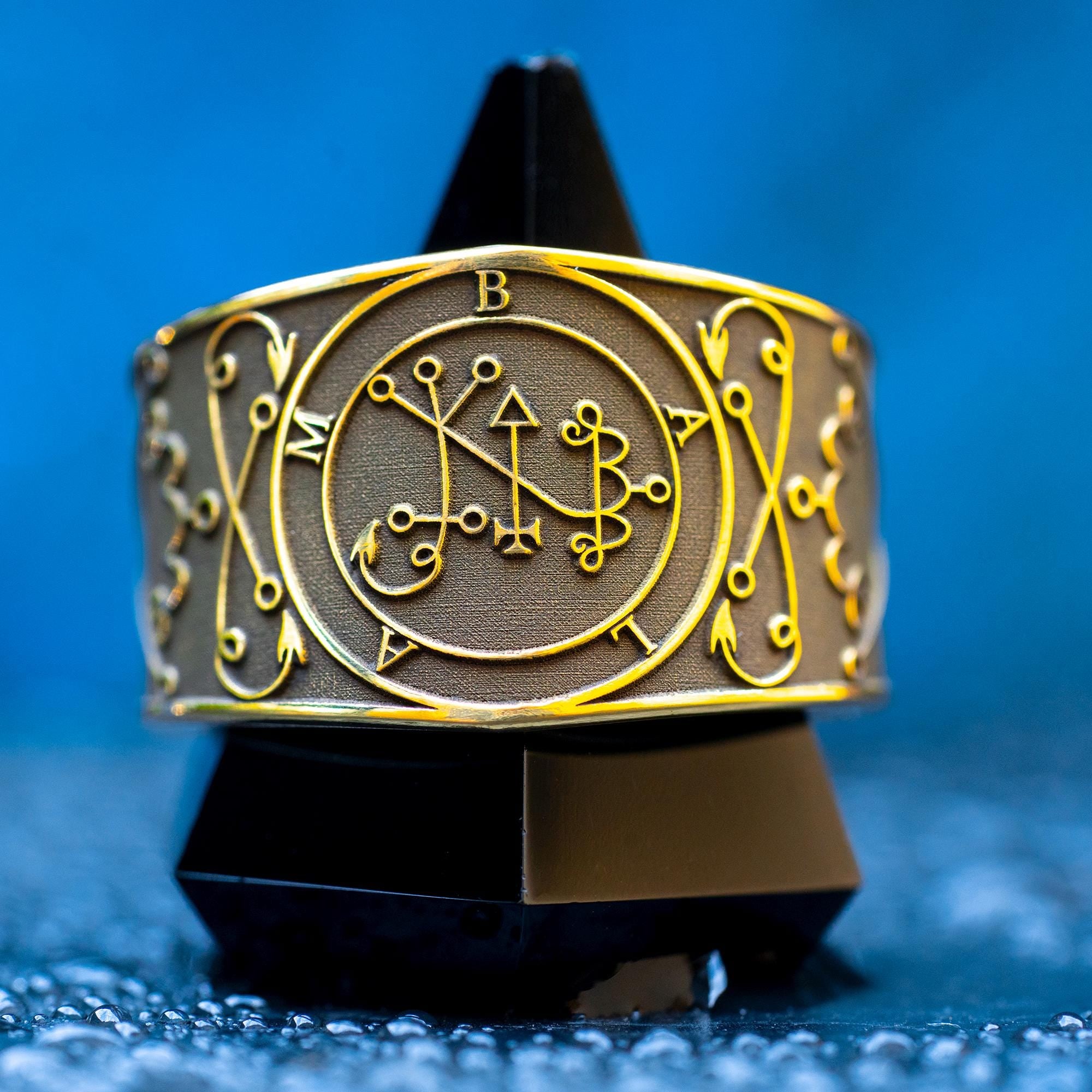 Balam Brass Ring: Demon of Invisibility and Prophecy, Solomon kabbalah amulet