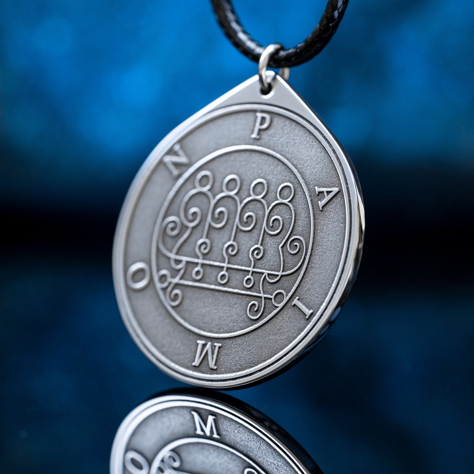 King Paimon Seal Pendant: Lesser Key of Solomon Amulet