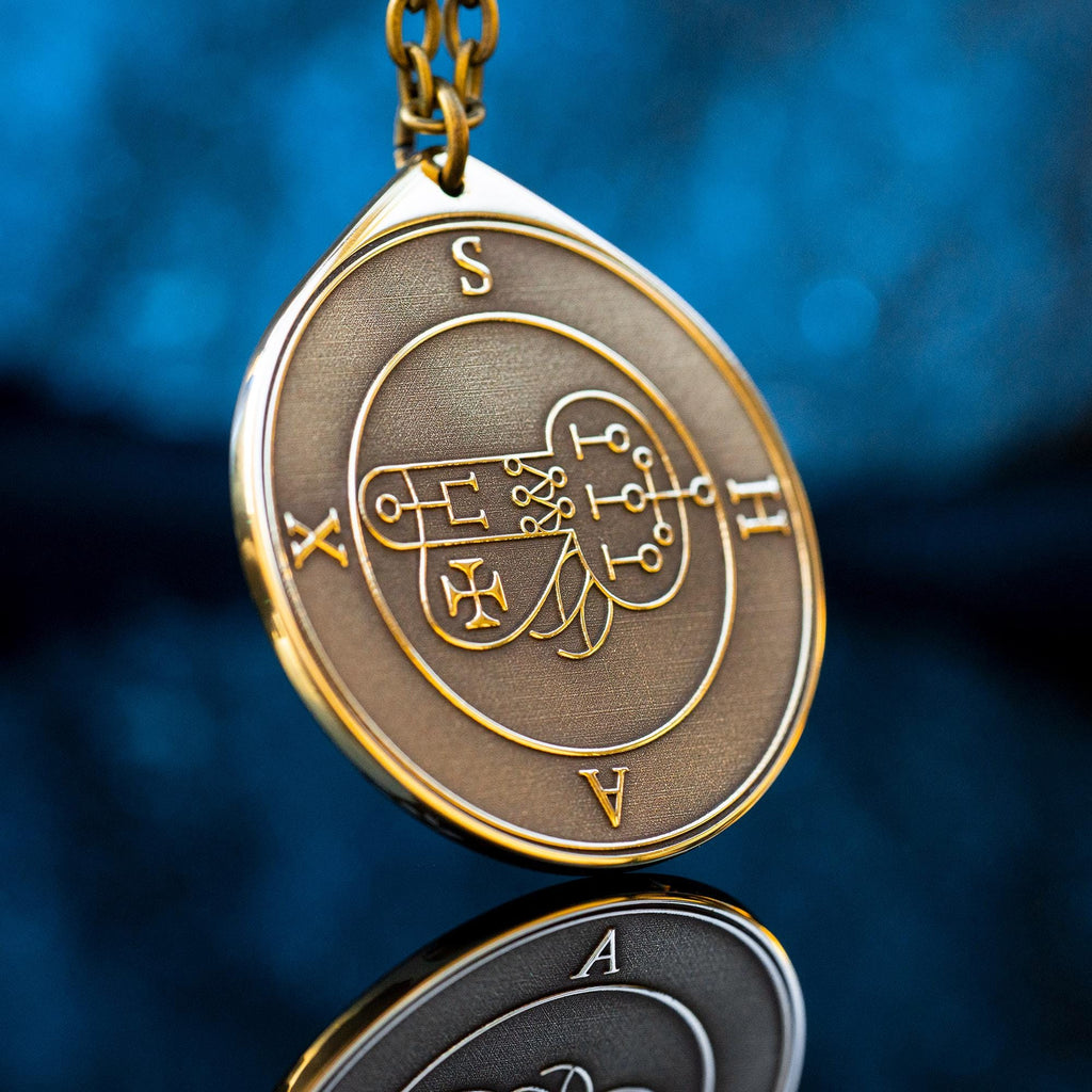 Shax Pendant: Demon of Theft and Deception, Goetia Solomon Kabbalah magic