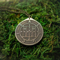 Alloces Seal Pendant: Demon of Astronomy and Sciences, Goetia Solomon Kabbalah Amulet