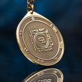 Fifth Pentacle of Venus pendant with Solomonic seal engraved as a passion and desire talisman