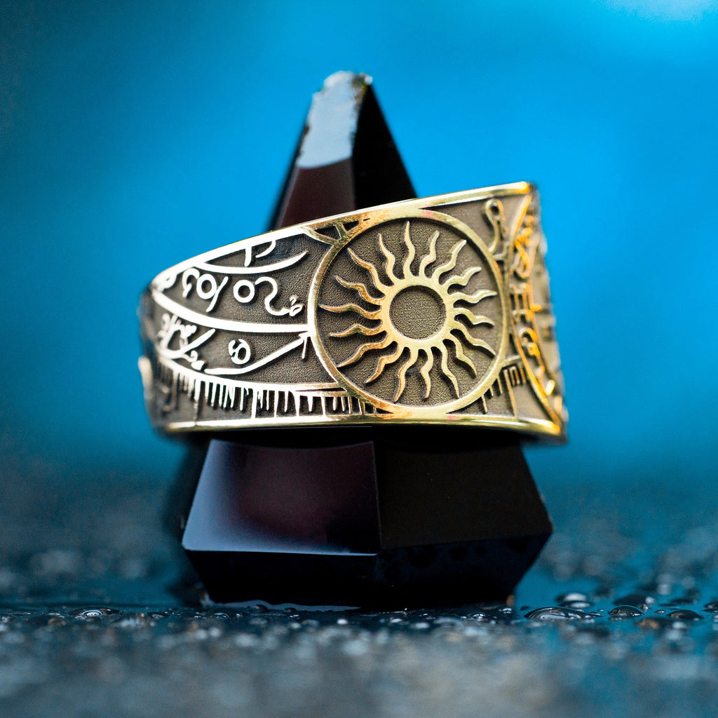 Secret Seal of Solomon Ring: Goetia Solomon Kabbalah Talisman