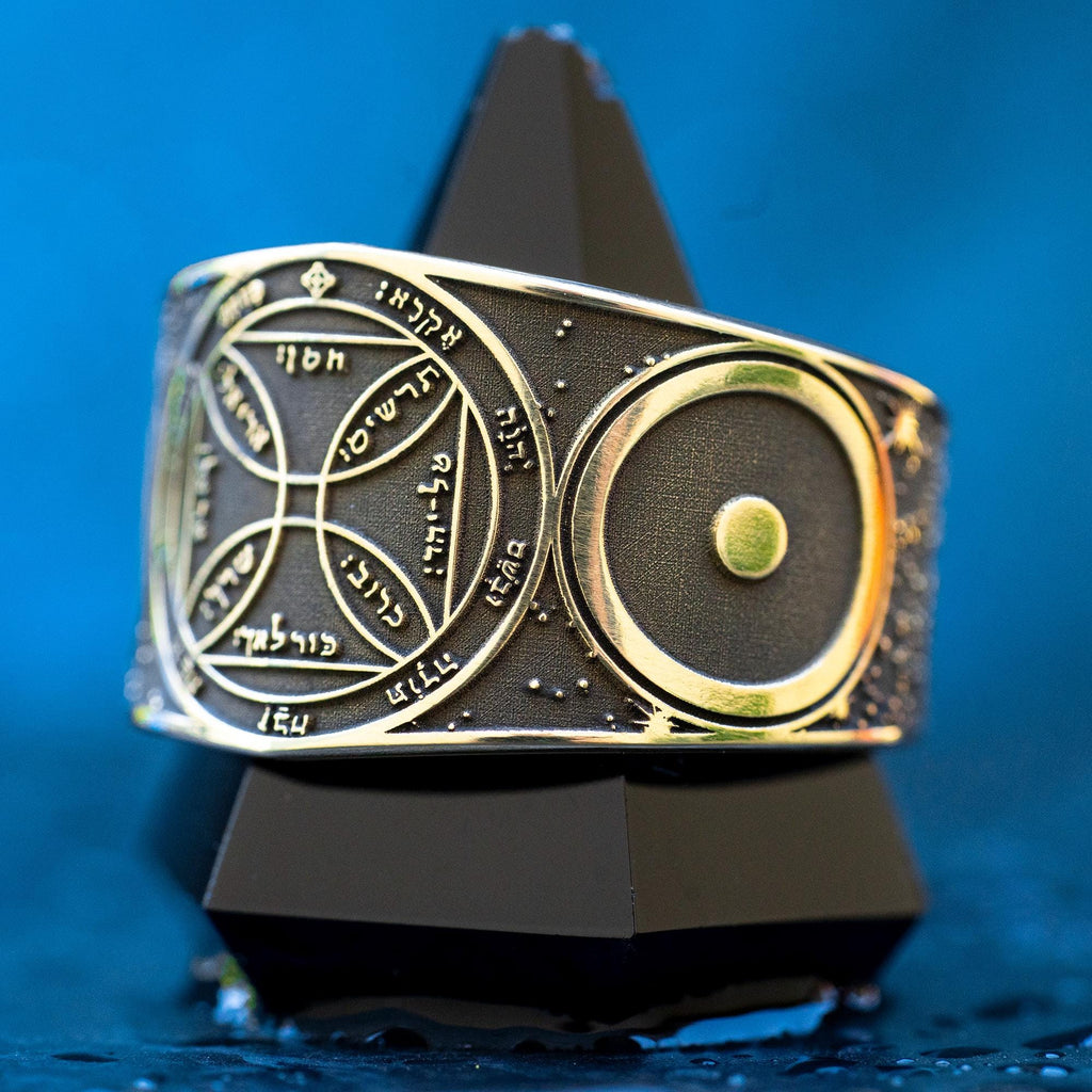 Goetia Seventh Pentacle of the Sun Ring: Kabbalah Amulet Talisman