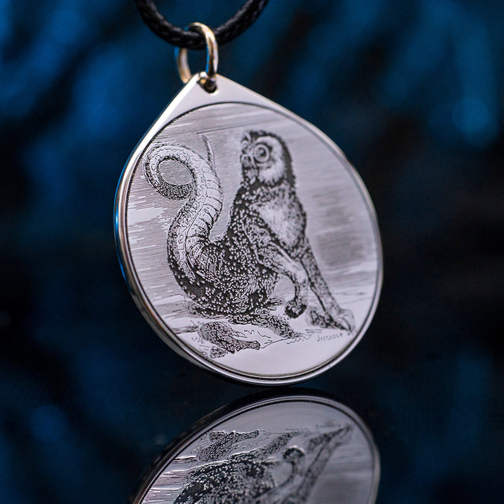 Amon Seal Amulet Pendant: Lesser Key of Solomon, Kabbalah Talisman