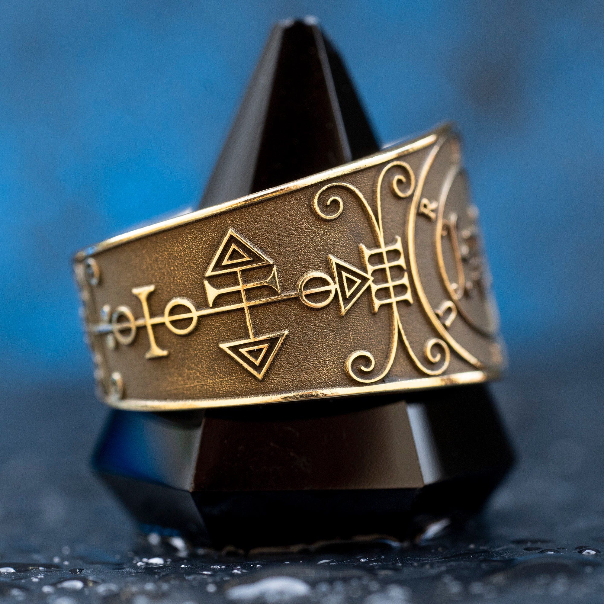 Earl Furfur Brass Ring: Lesser Key of Solomon Seal, Demon talisman