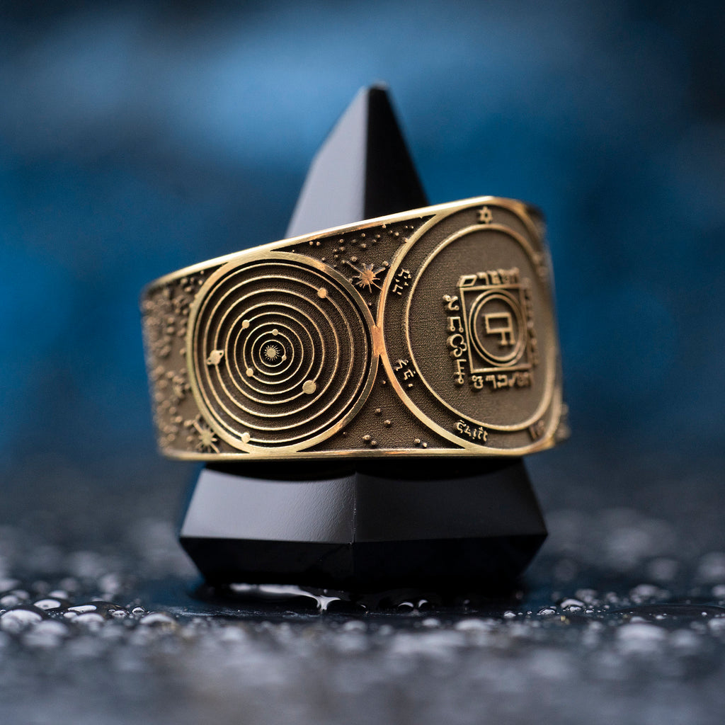 Goetia Fifth Pentacle of Venus Ring: Holy Planetary Seal, Solomon Kabbalah Talisman