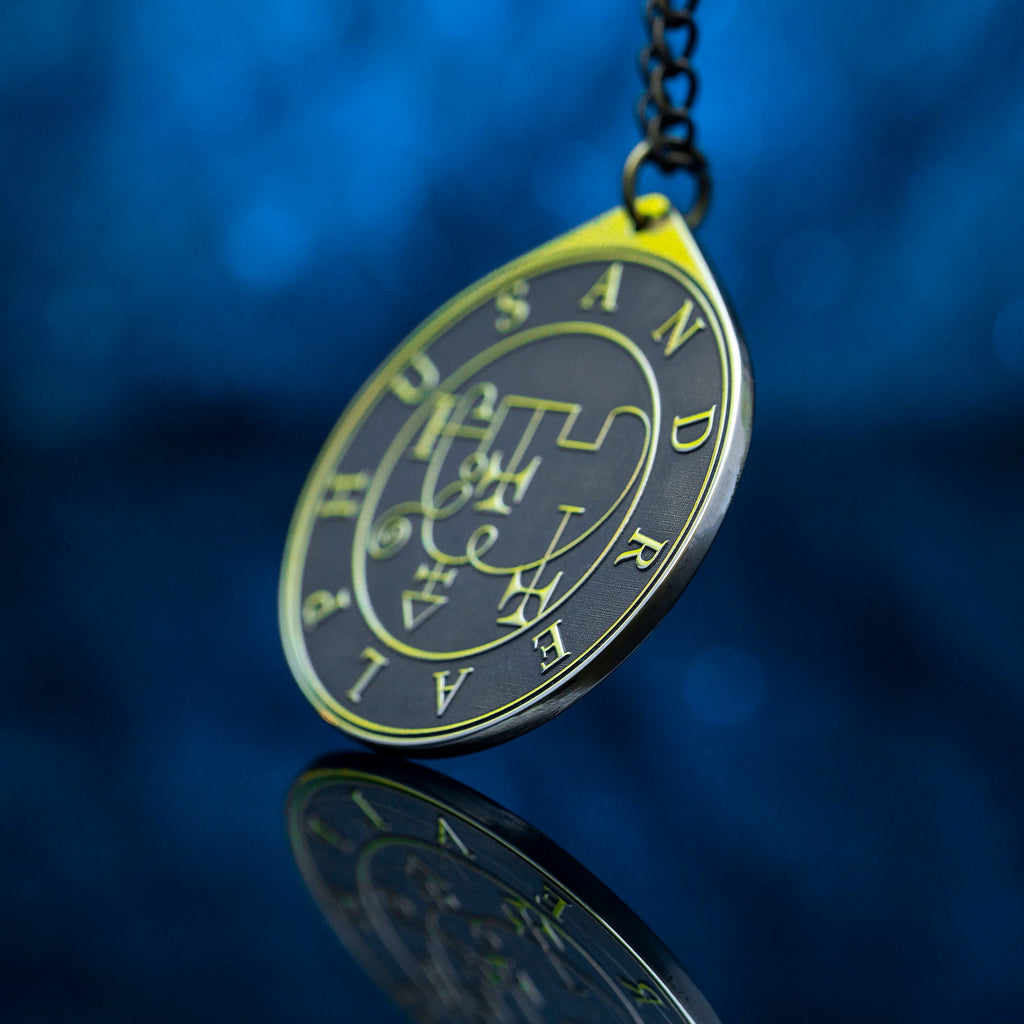 Andrealphus Seal Pendant: Lesser Key of Solomon Amulet