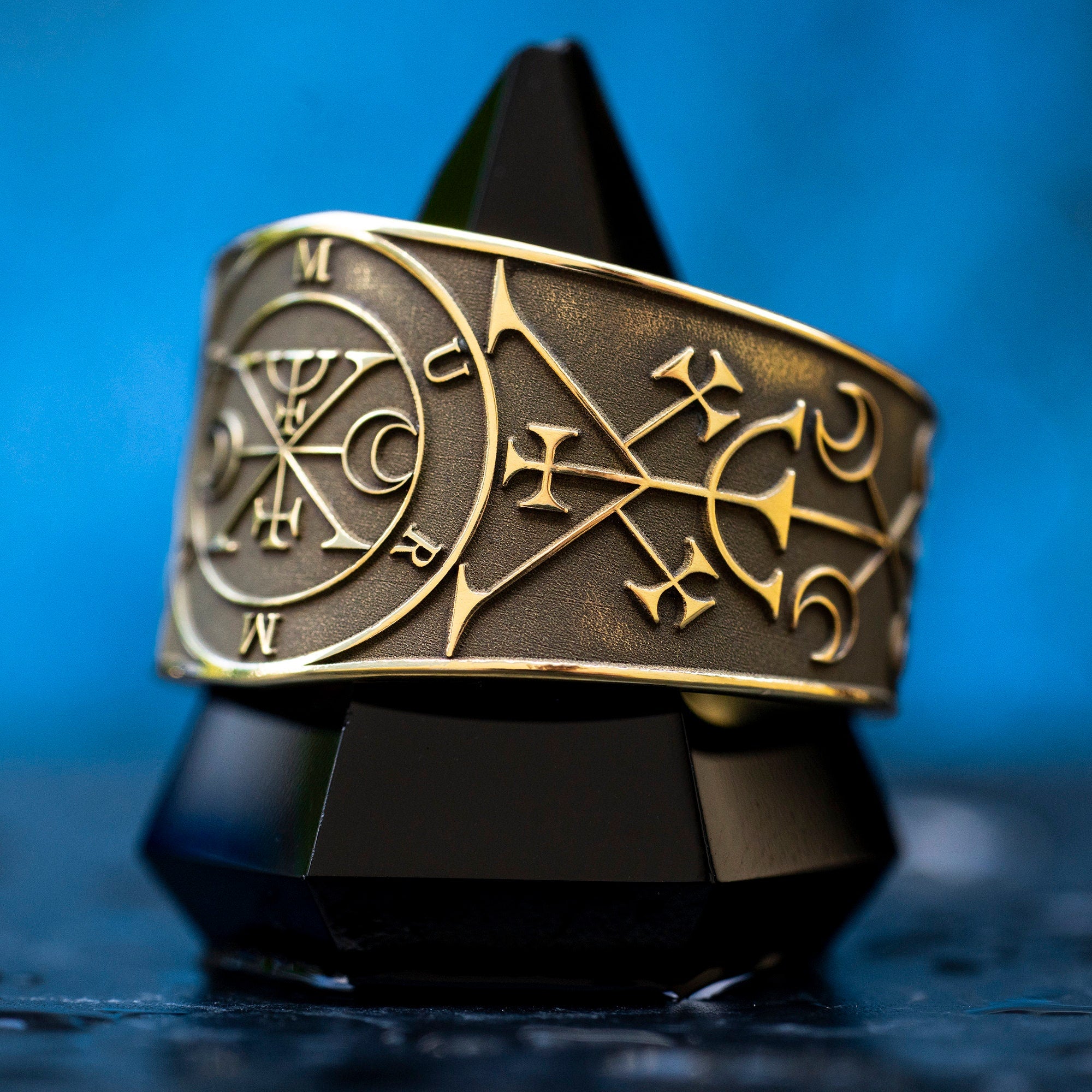 Murmur Seal Ring: Demon of Necromancy and Ancestors, Solomon Goetia magic Kabbalah