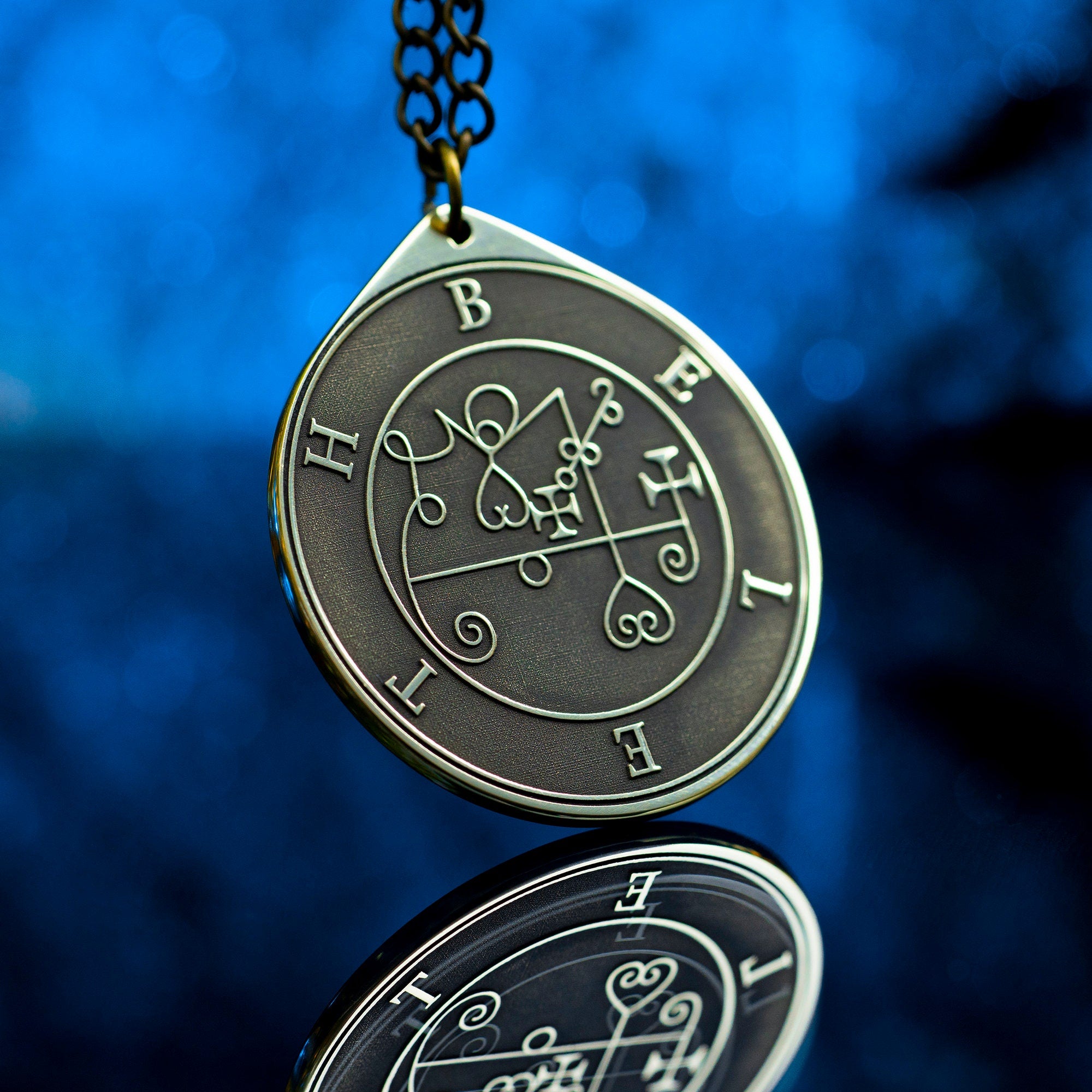 King Beleth Seal Pendant: Lesser Key of Solomon Amulet