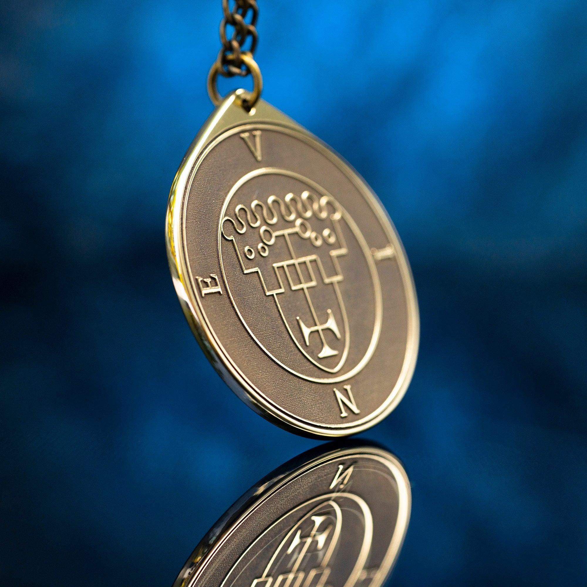 King Vine Seal Pendant: Lesser Key of Solomon Amulet