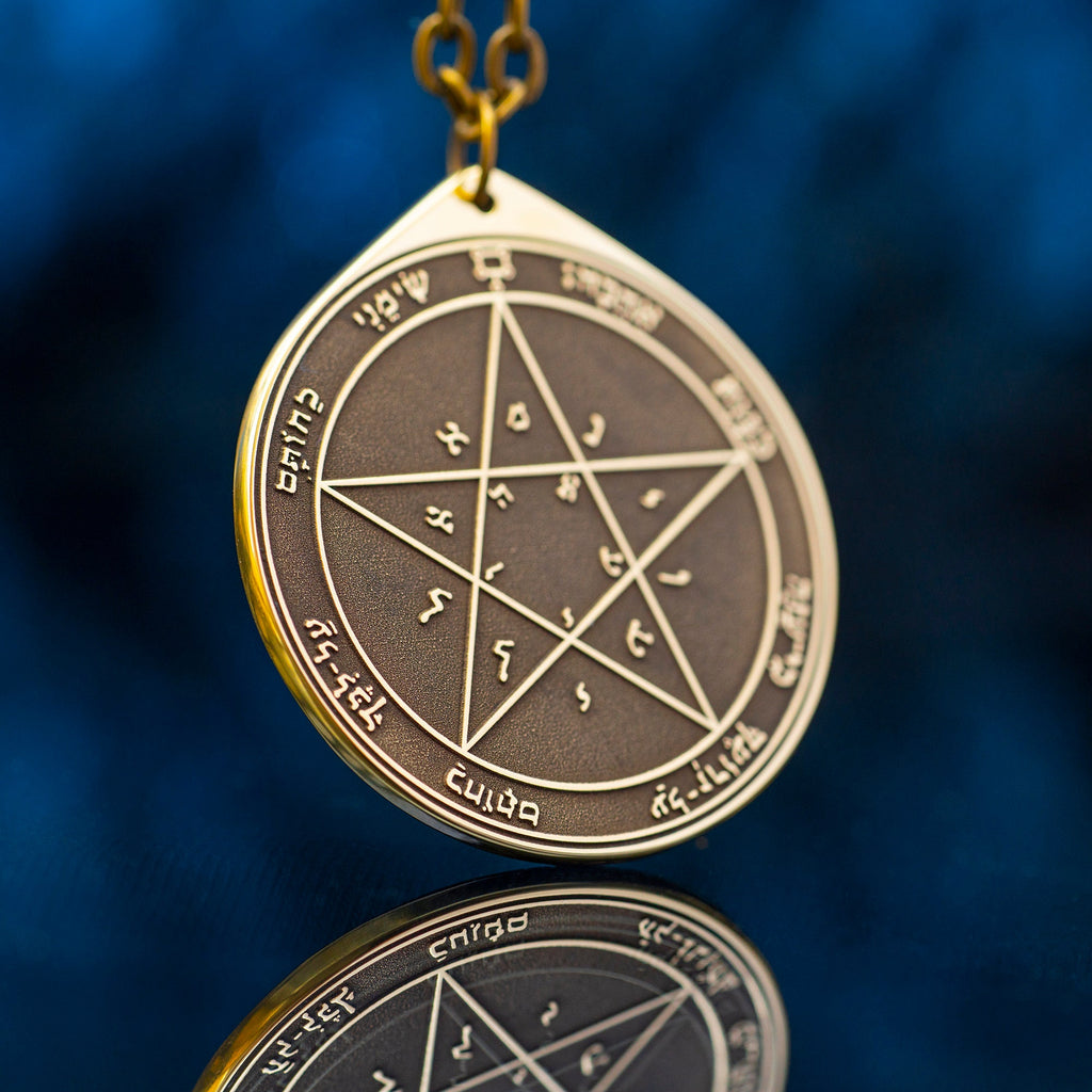 The Second Pentacle of Venus pendant Solomon kabbalah amulet talisman seal goetia occult magic lemegeton