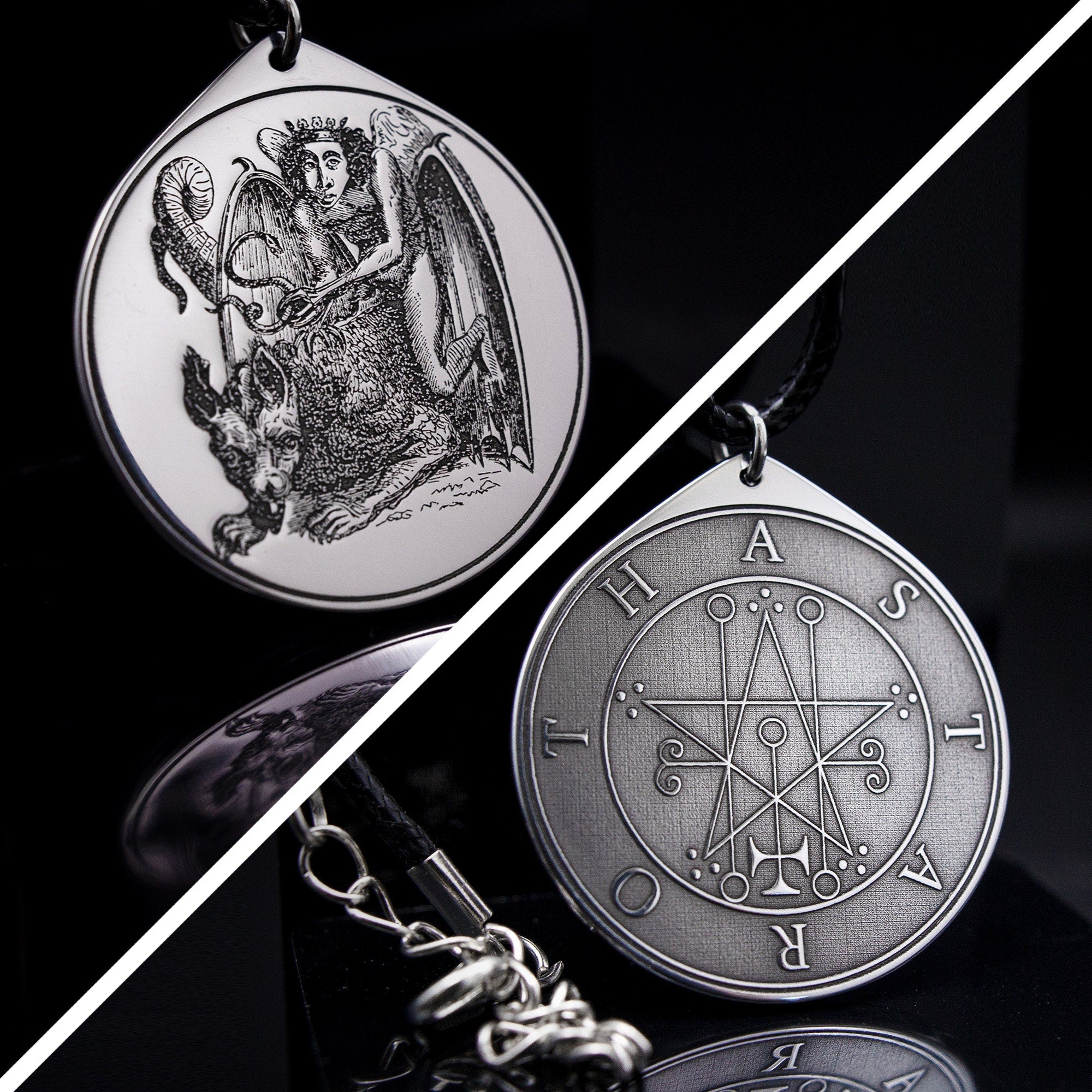 Duke Astaroth Seal Pendant: Lesser Key of Solomon Amulet