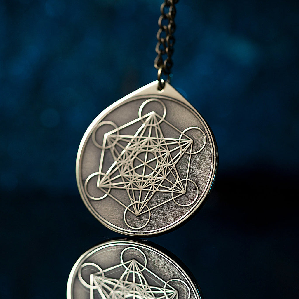 Archangel Metatron Seal Pendant: Kabbalah Amulet Talisman