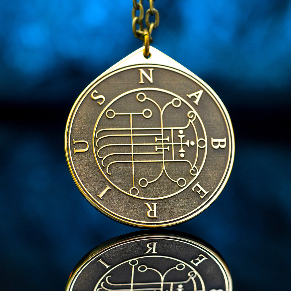 Marquis Naberius Seal Pendant: Lesser Key of Solomon Amulet