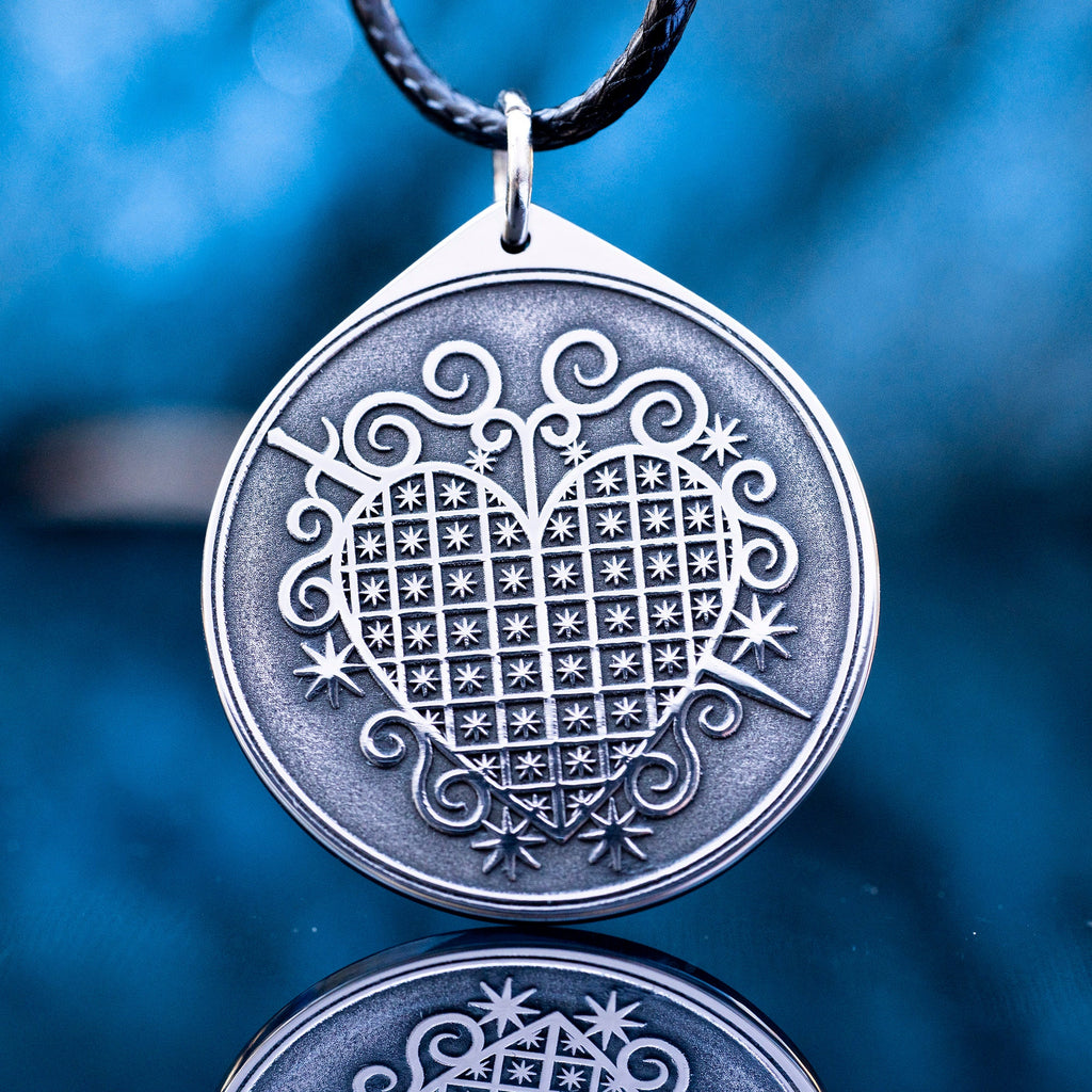 Mother Ezili Danto Pendant: Vodou Amulet Talisman, Fierce Love & Protection