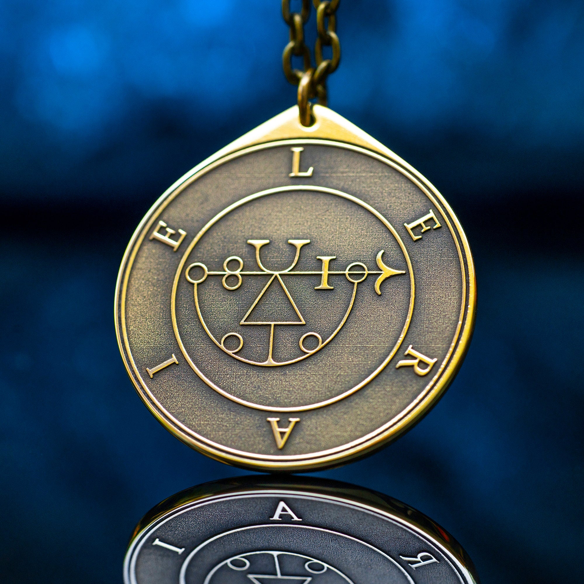 Leraie Seal ring: Demon of Sagittary and Putrefaction, Goetia Solomon amulet kabbalah occult magic