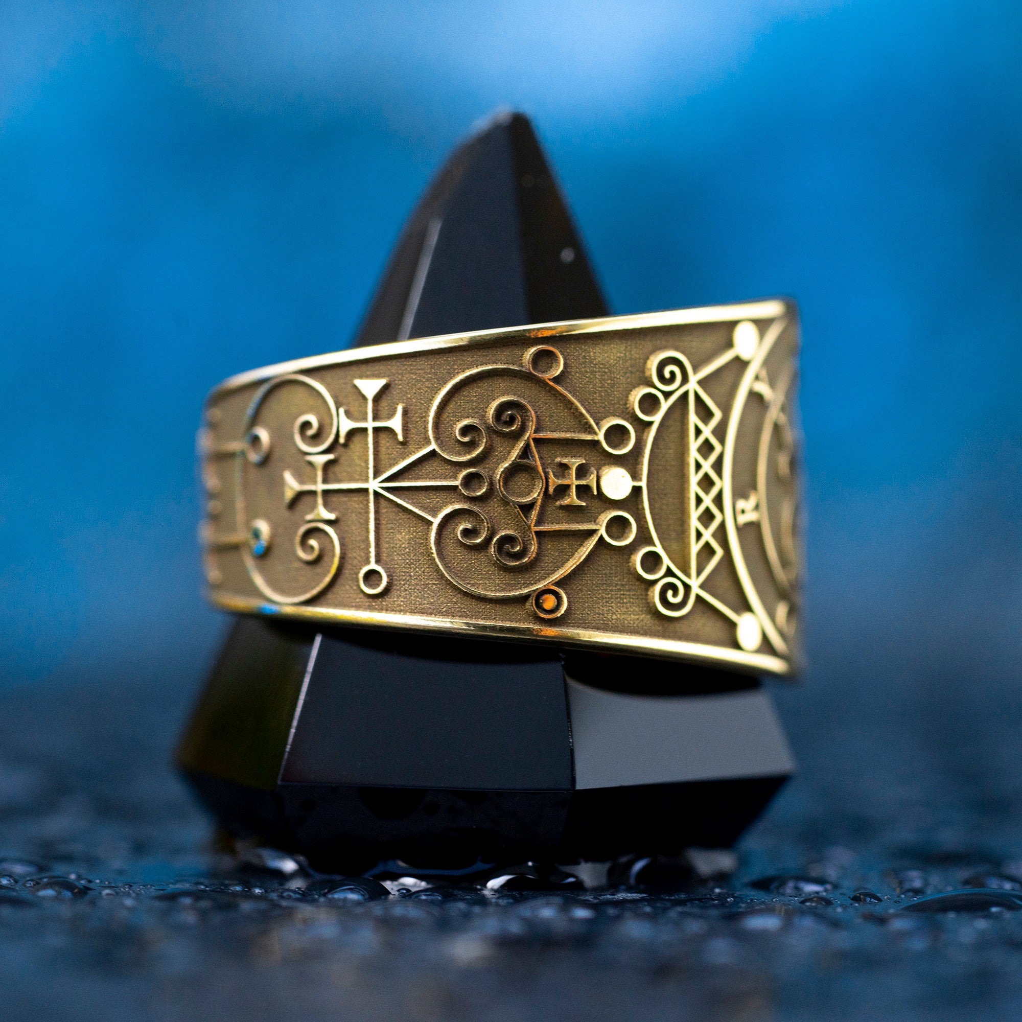 Gremory Seal Ring: Demon of Love and Secrets, Goetia Solomon Kabbalah Amulet