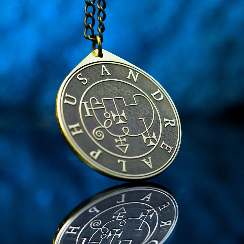 Andrealphus Seal Pendant: Lesser Key of Solomon Amulet
