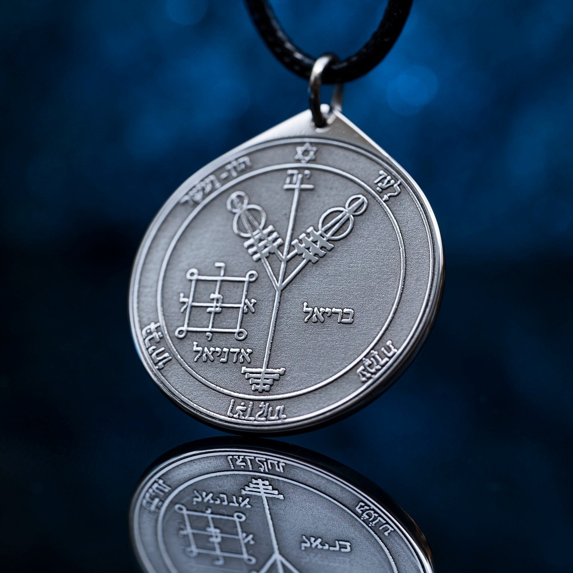 The Fourth Pentacle of Jupiter pendant Solomon kabbalah amulet talisman seal goetia occult magic lemegeton