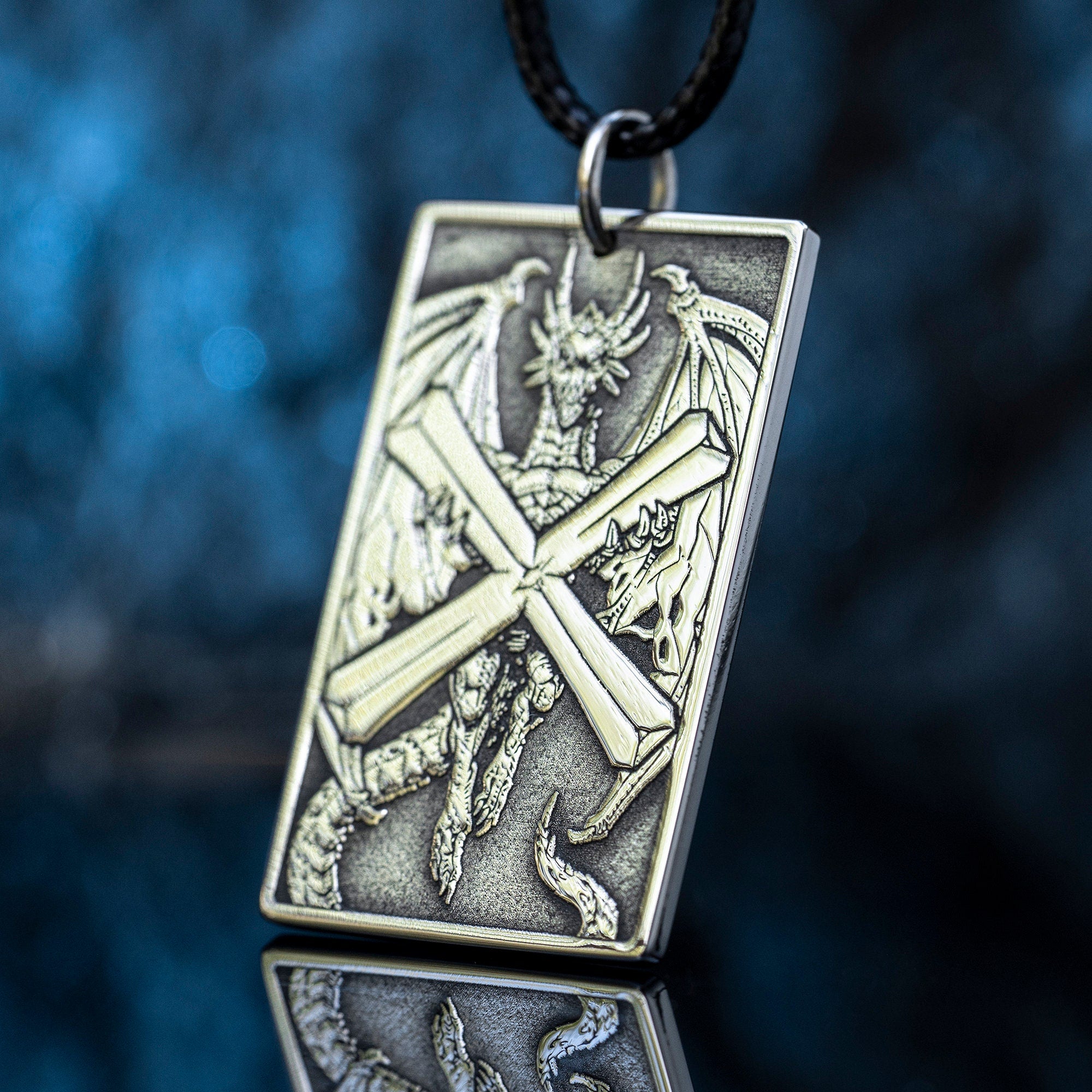 Gebo Rune of Magical Exchange and Gifts Celtic Dragon Treasure Elder Futhark Rune viking magic amulet kabbalah pendant talisman