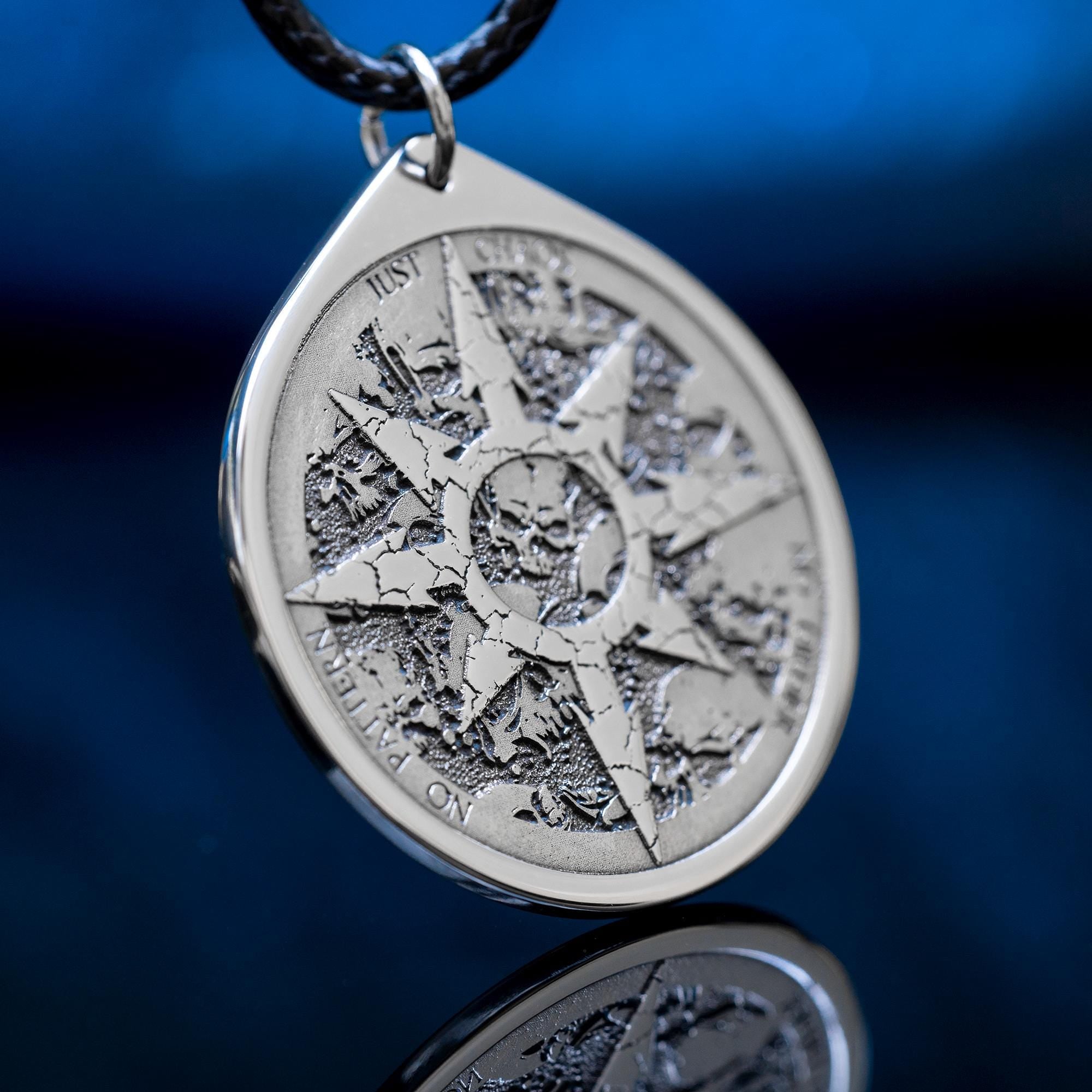 Chaos Star Pendant: Stainless Steel Talisman of Freedom & Transformation