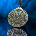 72 Names of God Pendant: Kabbalah Amulet, Solomon Seal Talisman