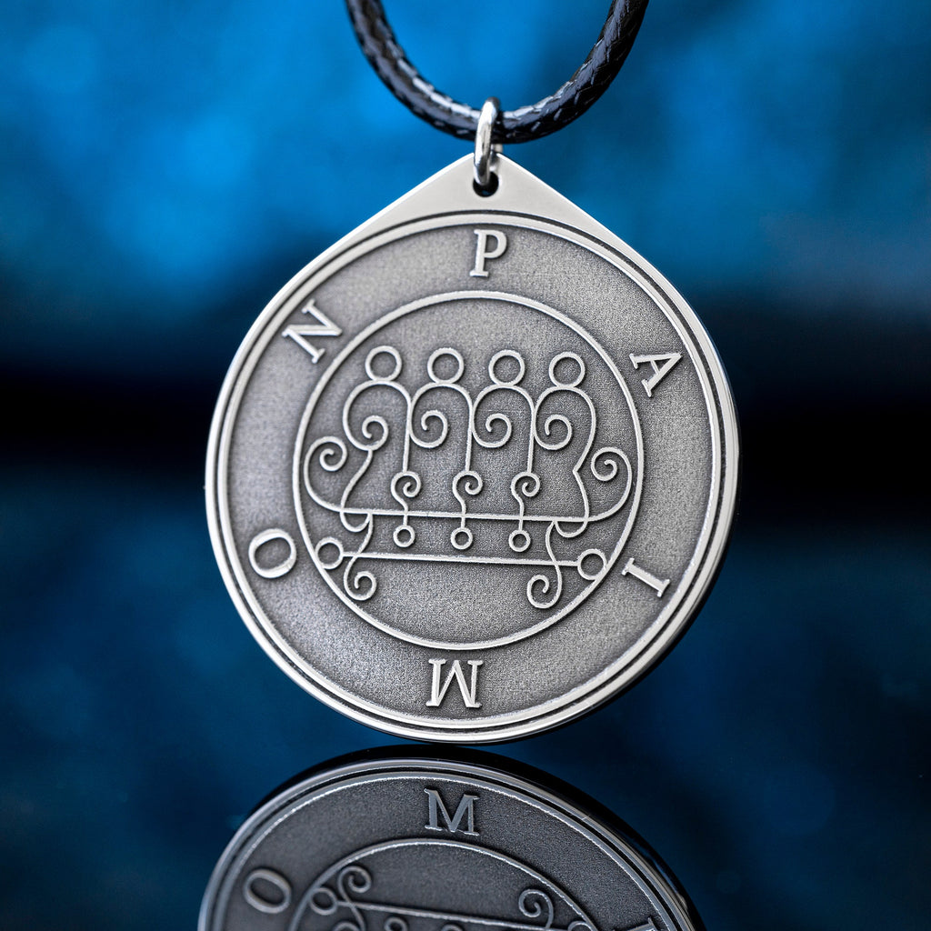 King Paimon Seal Pendant: Lesser Key of Solomon Amulet