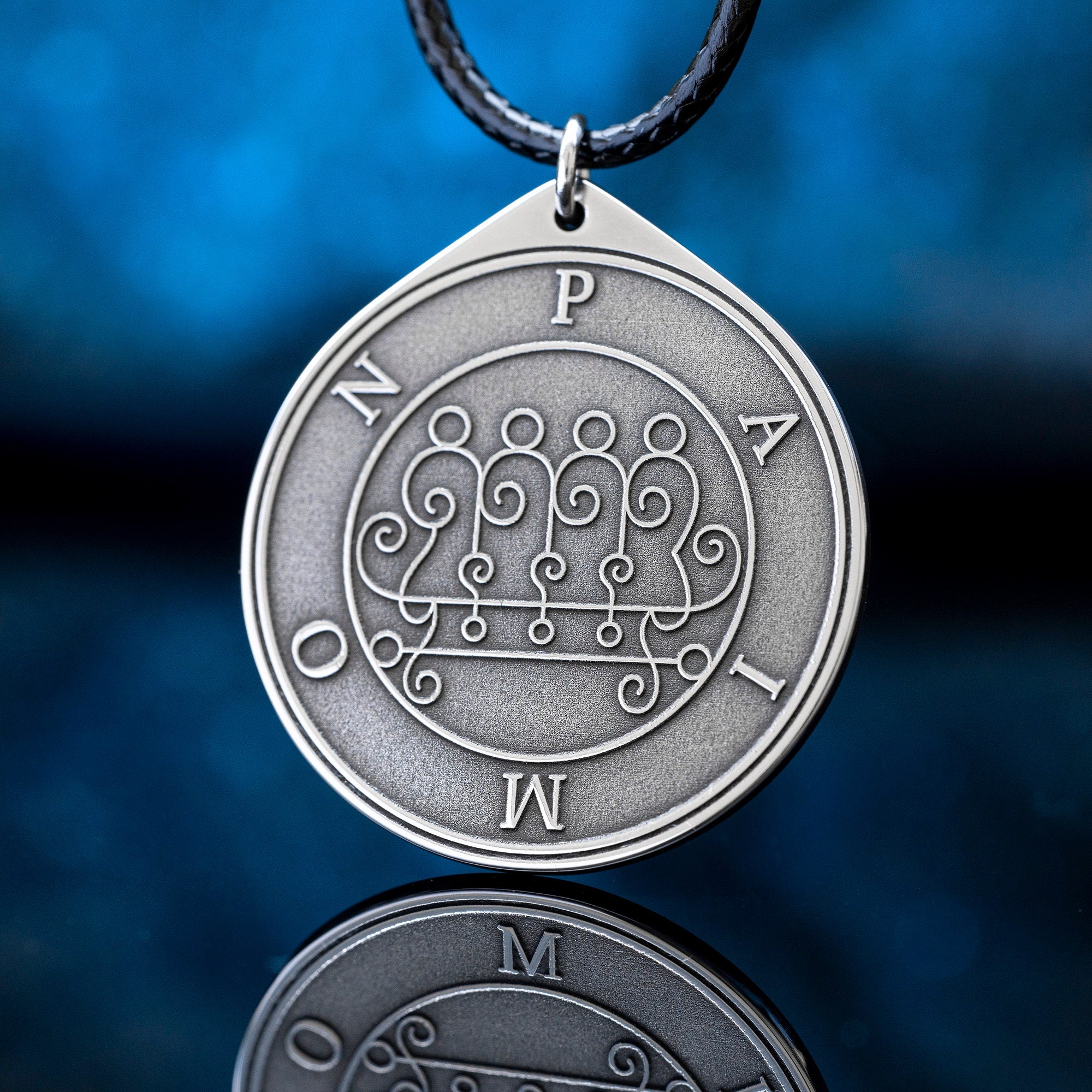 King Paimon Seal Pendant: Lesser Key of Solomon Amulet