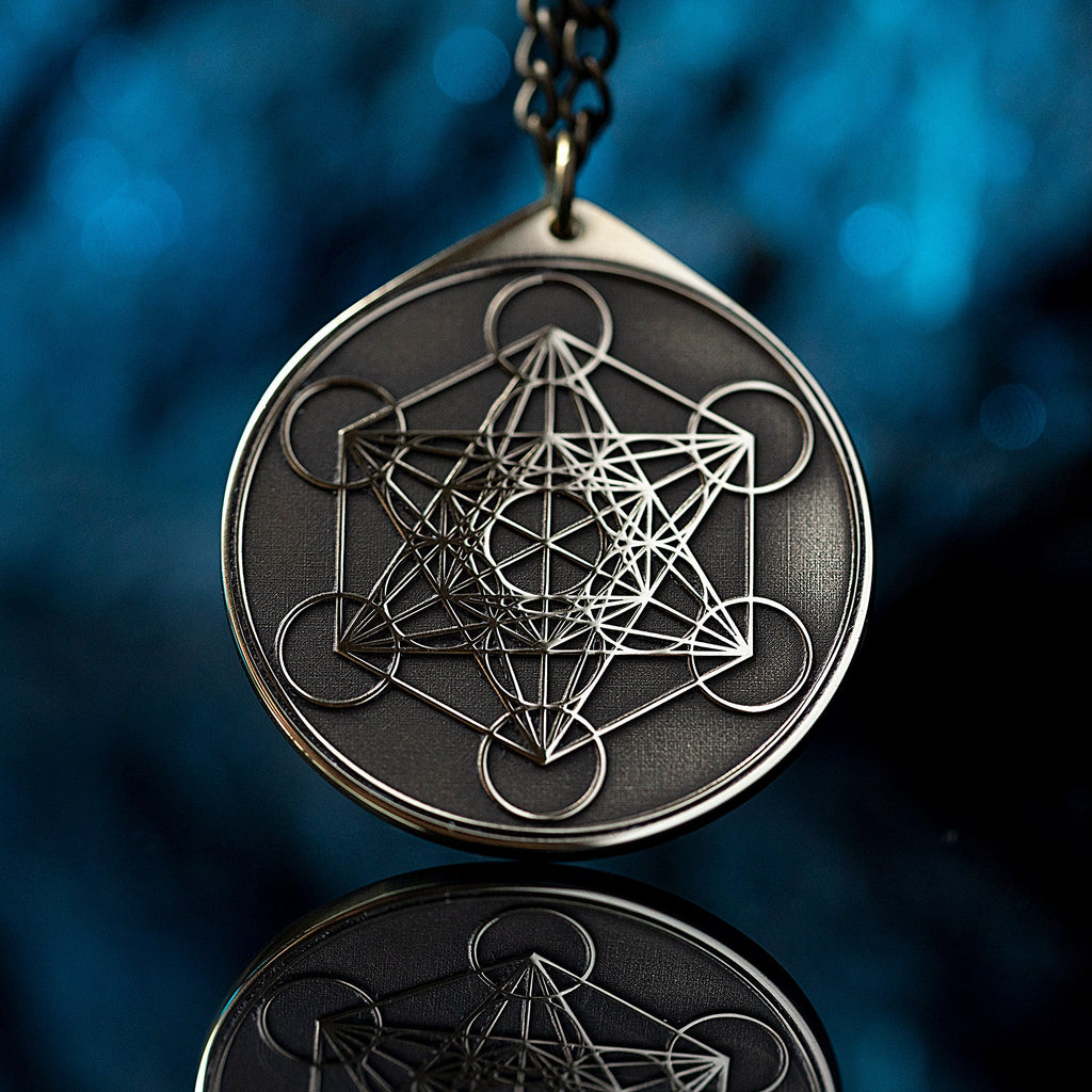 Archangel Metatron Seal Pendant: Kabbalah Amulet Talisman