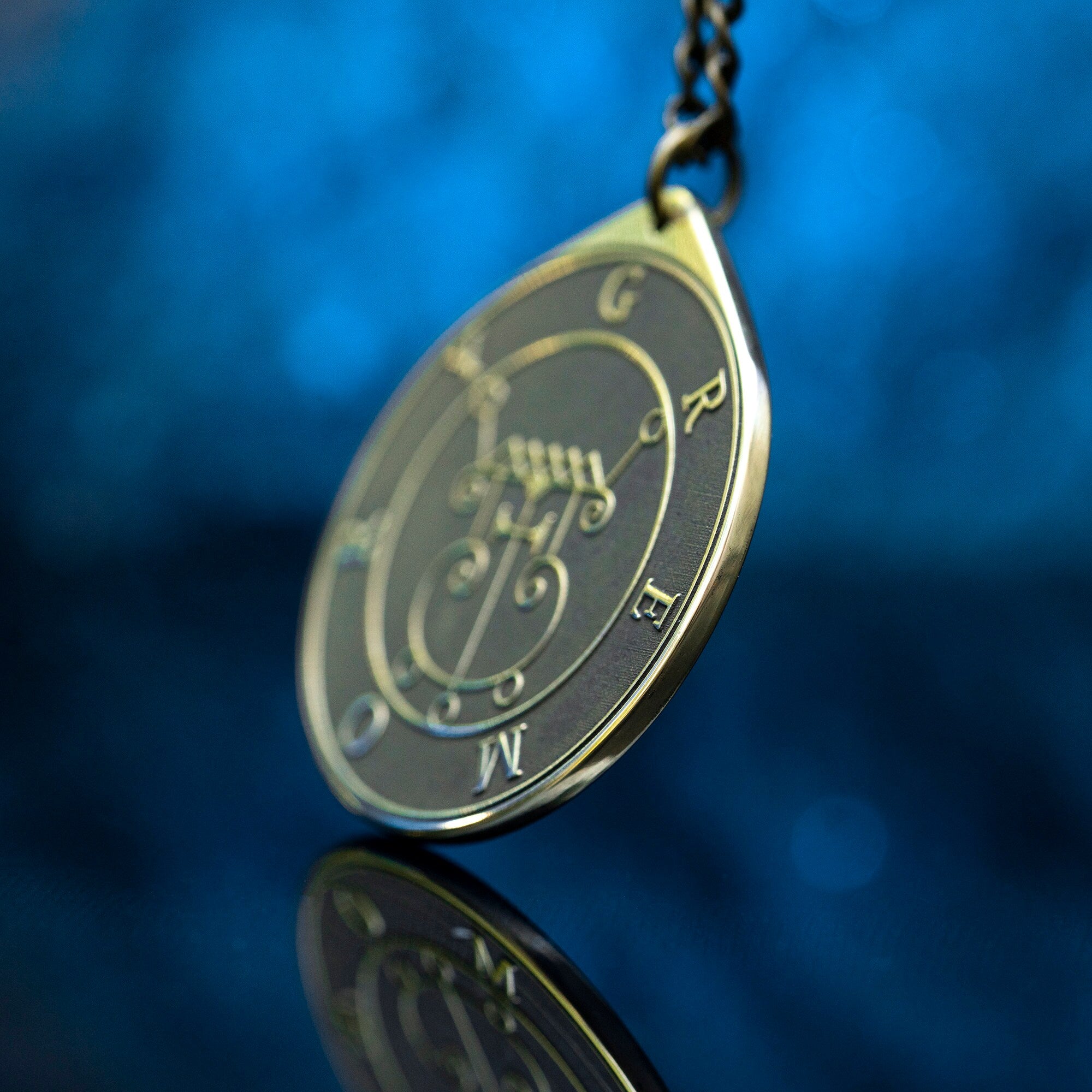 Duke Gremory Brass Pendant: Lesser Key of Solomon Amulet