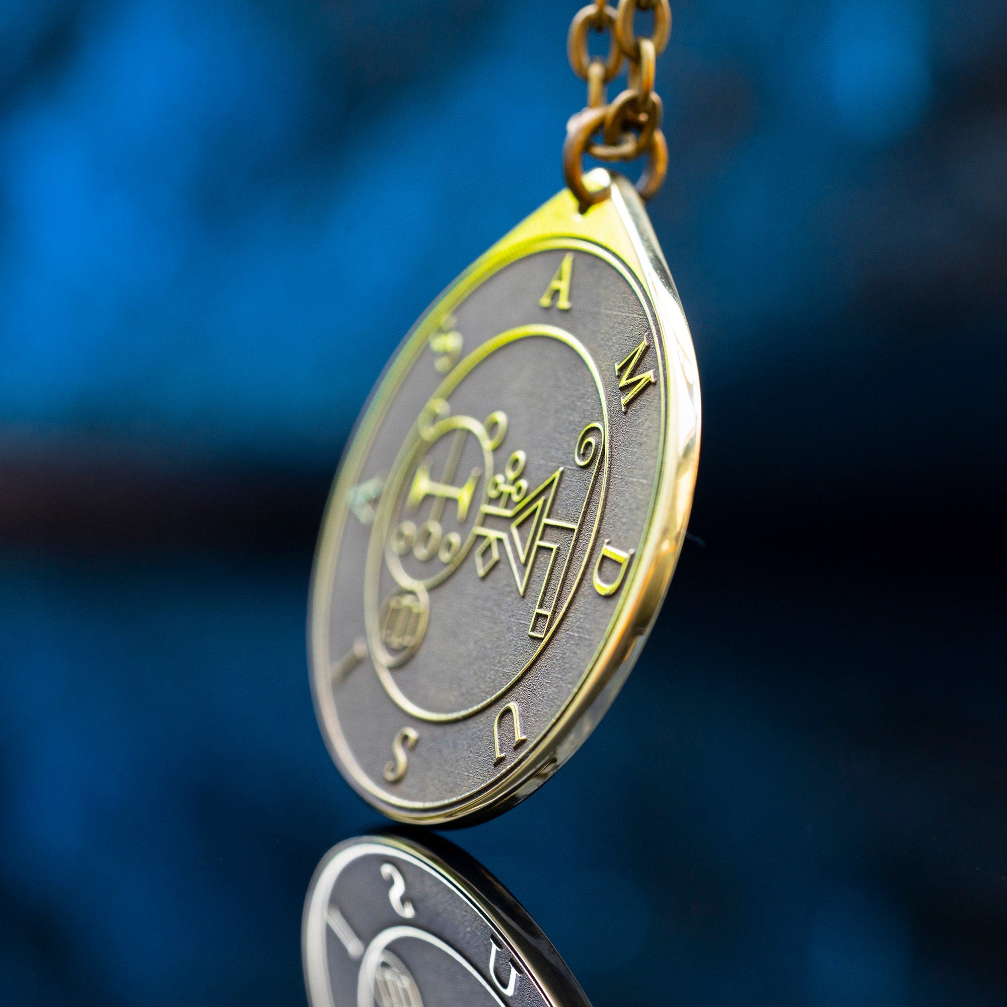 Amdusias Seal Pendant: Lesser Key of Solomon Amulet