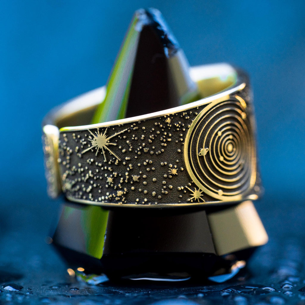 Goetia Seventh Pentacle of Mars Ring: Kabbalah Seal of Solomon Amulet
