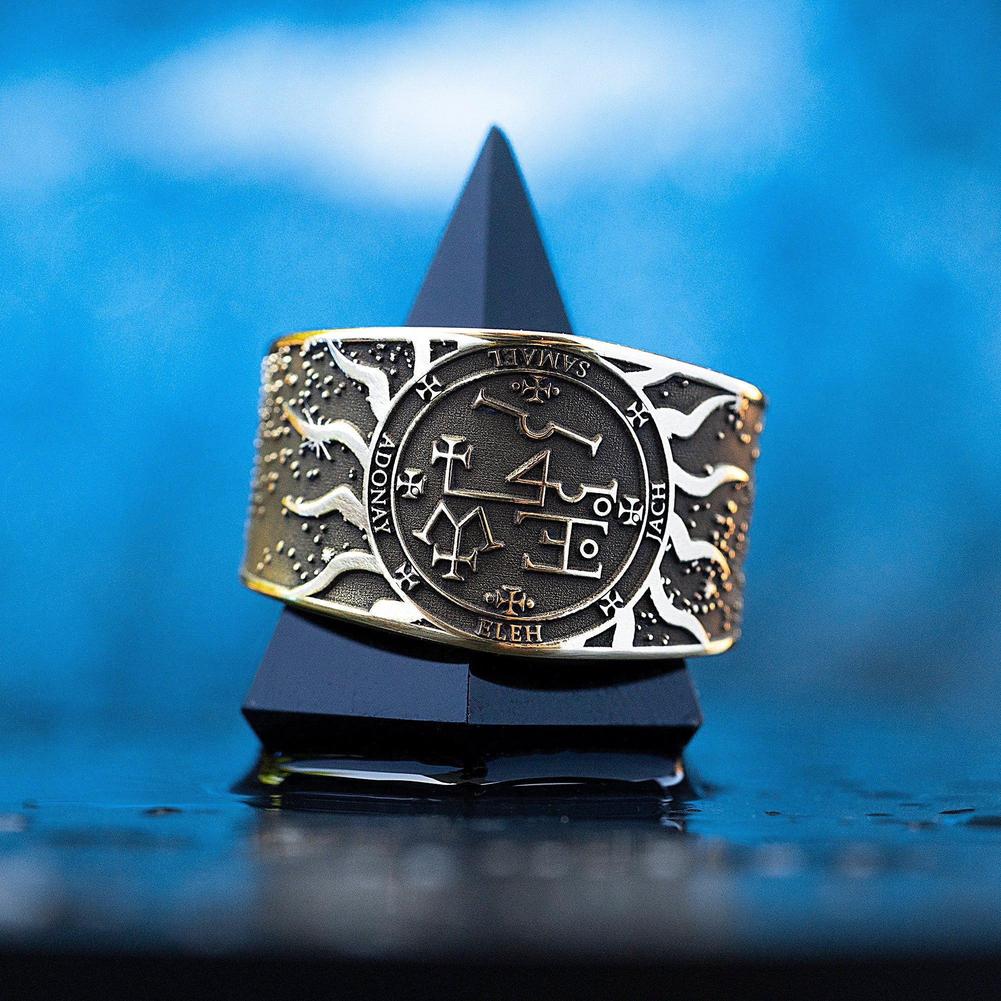 Samael Seal Ring: Angel of Divine Teaching, Kabbalah Amulet Talisman