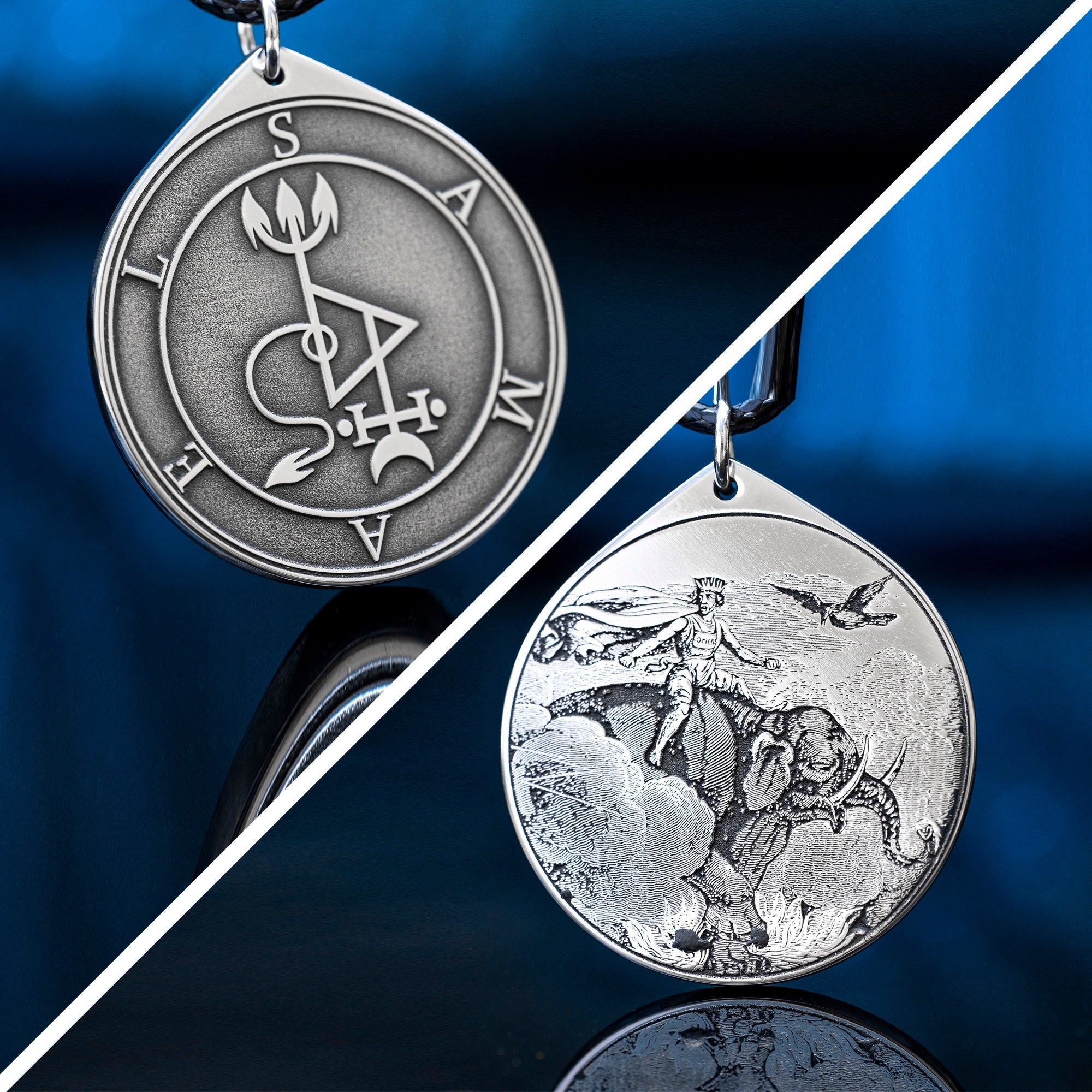 Samael "Poison of God" Pendant: Oriens Sacred Geometry Solomon Seal