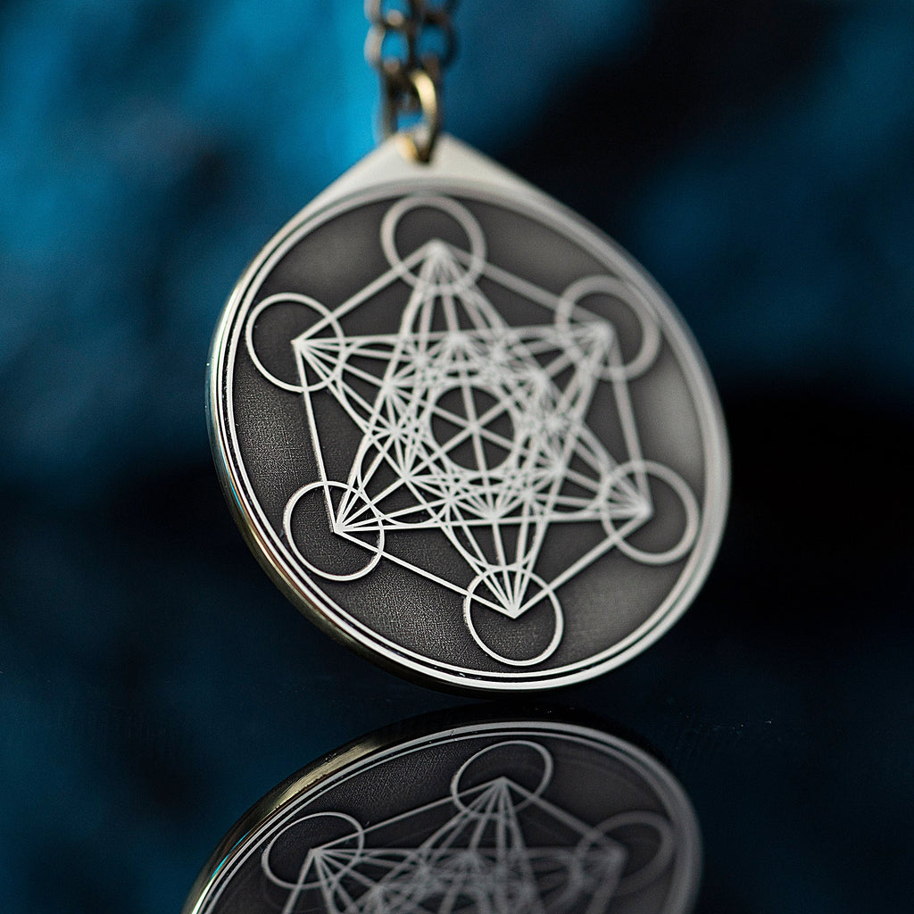 Archangel Metatron Seal Pendant: Kabbalah Amulet Talisman