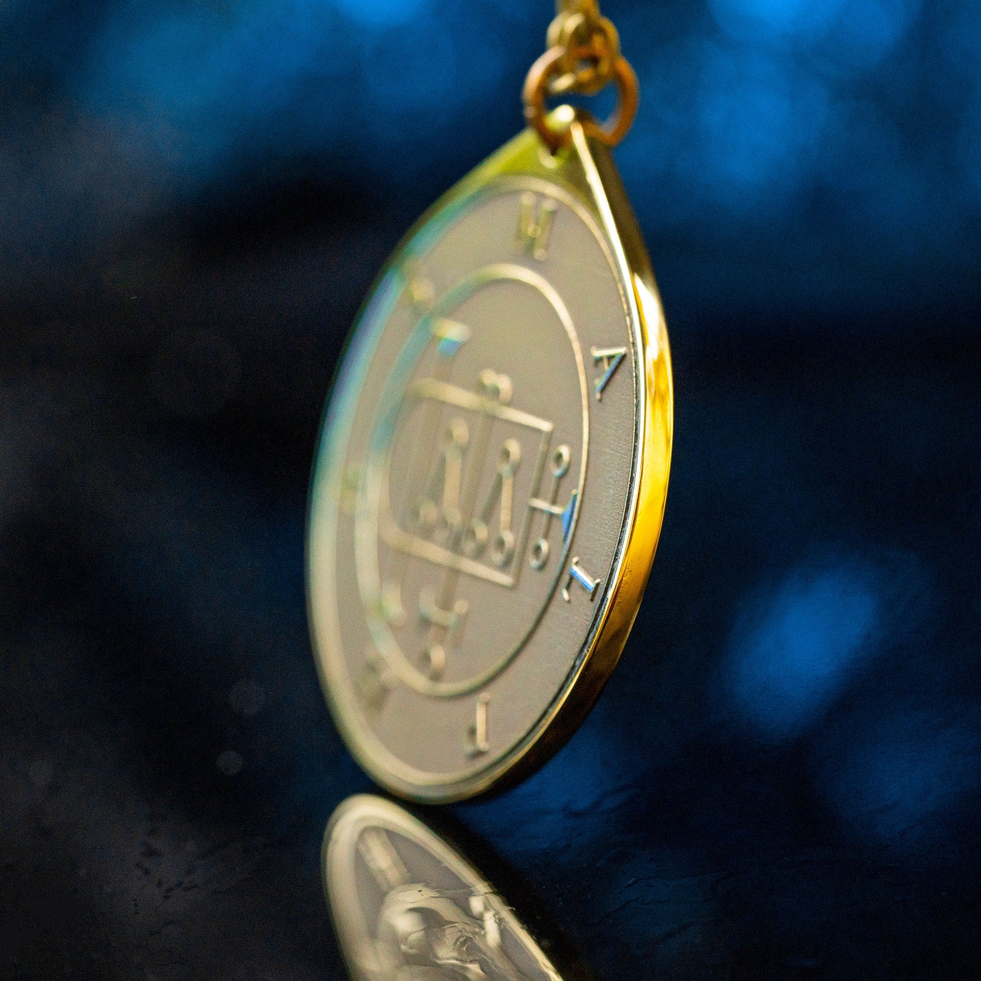 President Malphas Brass Pendant: Lesser Key of Solomon Amulet