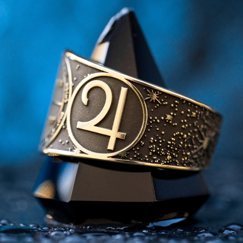 Goetia Third Pentacle of Jupiter Ring: Solomon Kabbalah Seal Amulet