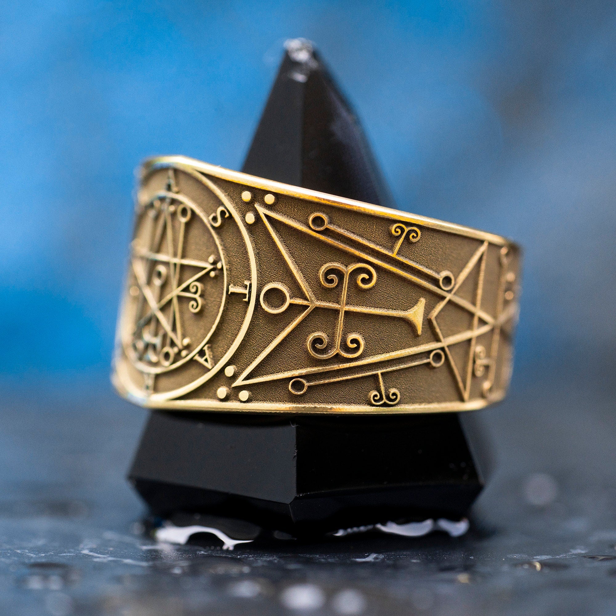 Astaroth Seal Ring: Demon of Revelation and Prophecy,  Solomon Goetia Kabbalah Talisman